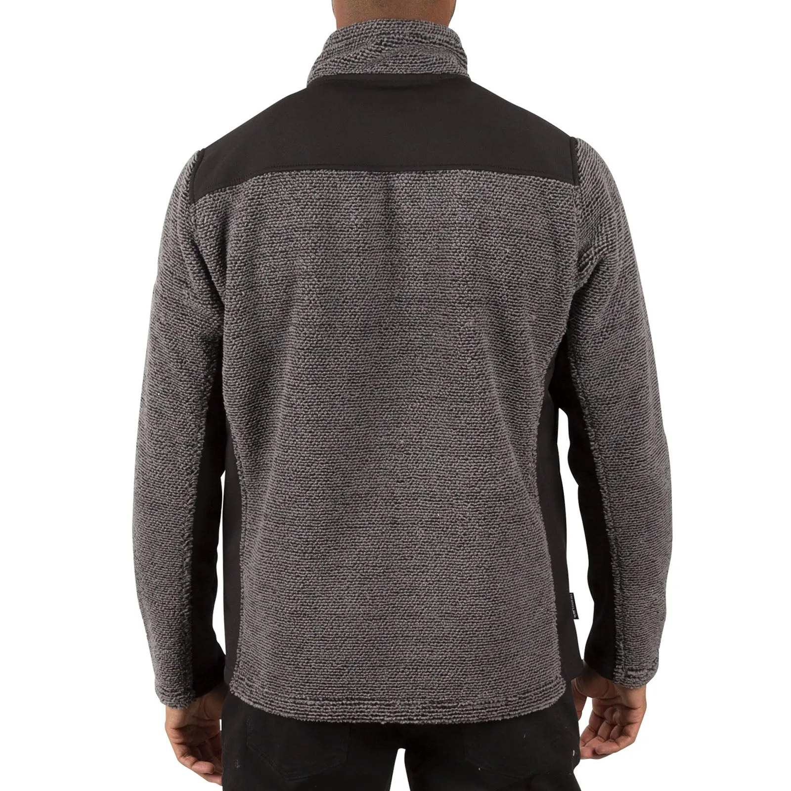 Trespass Mens Faratino Knitted Striped Fleece Jacket