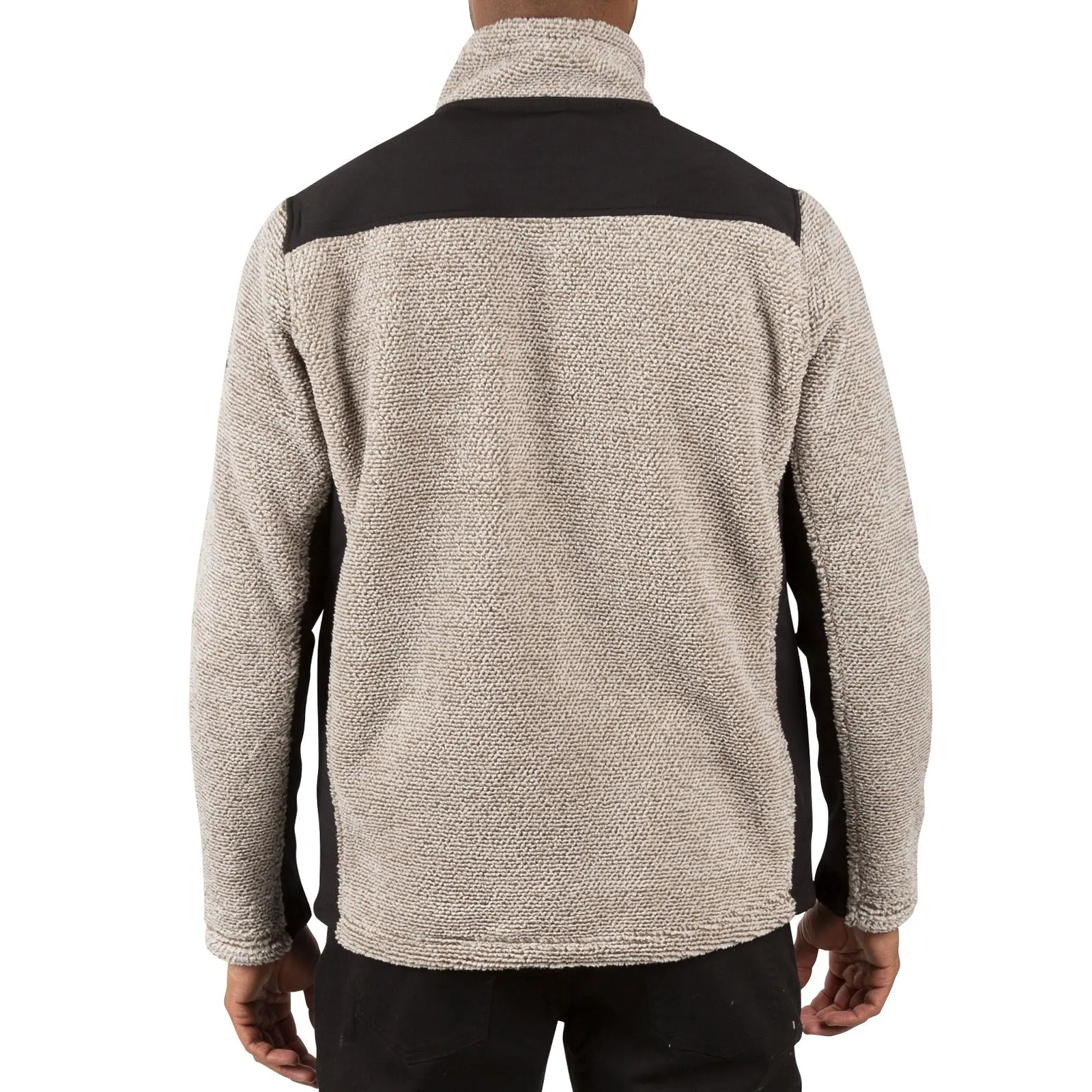 Trespass Mens Faratino Knitted Striped Fleece Jacket