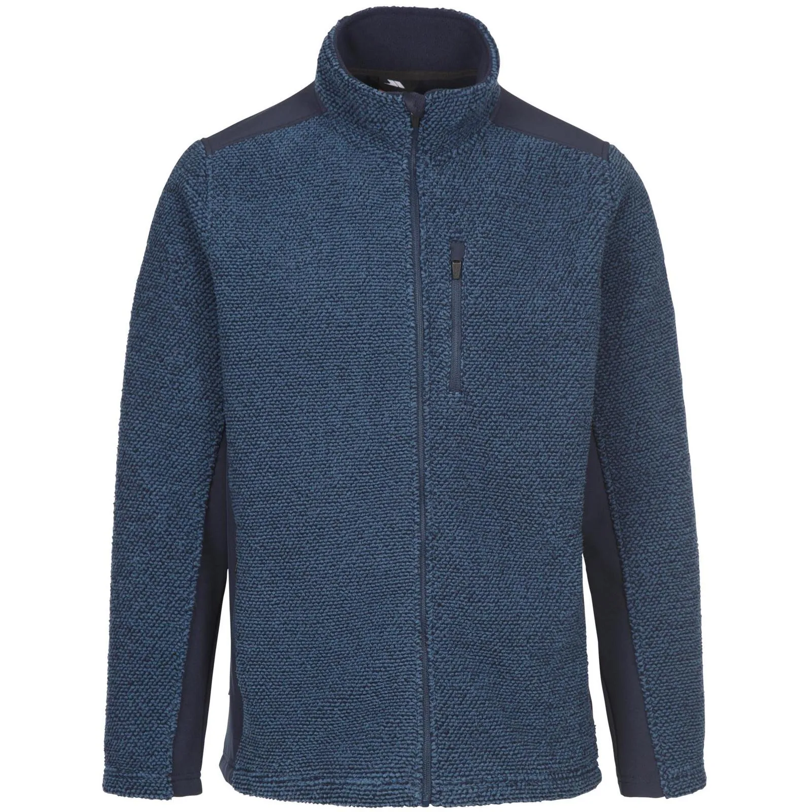 Trespass Mens Faratino Knitted Striped Fleece Jacket
