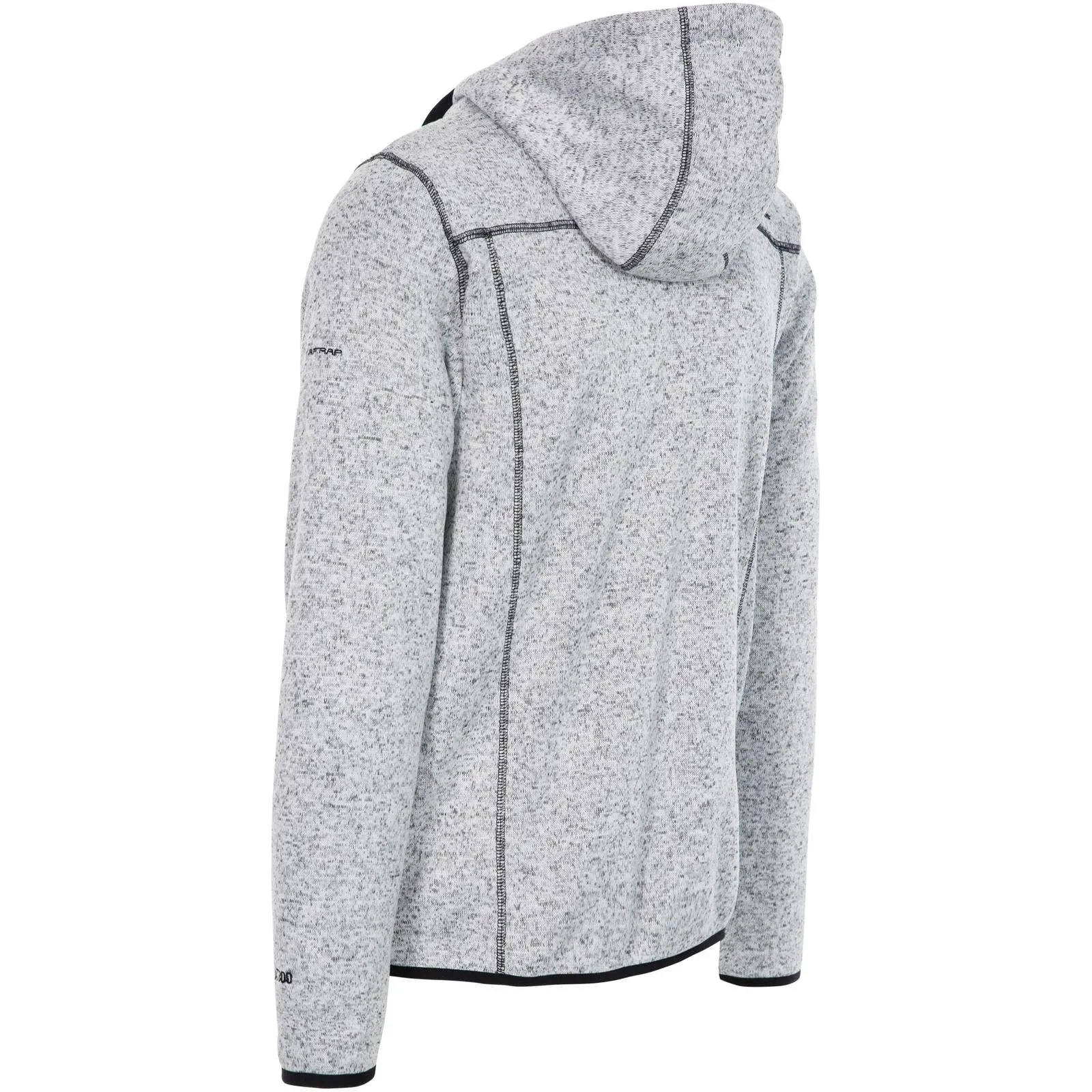 Trespass Mens Odeno Hooded Full Zip Fleece Jacket