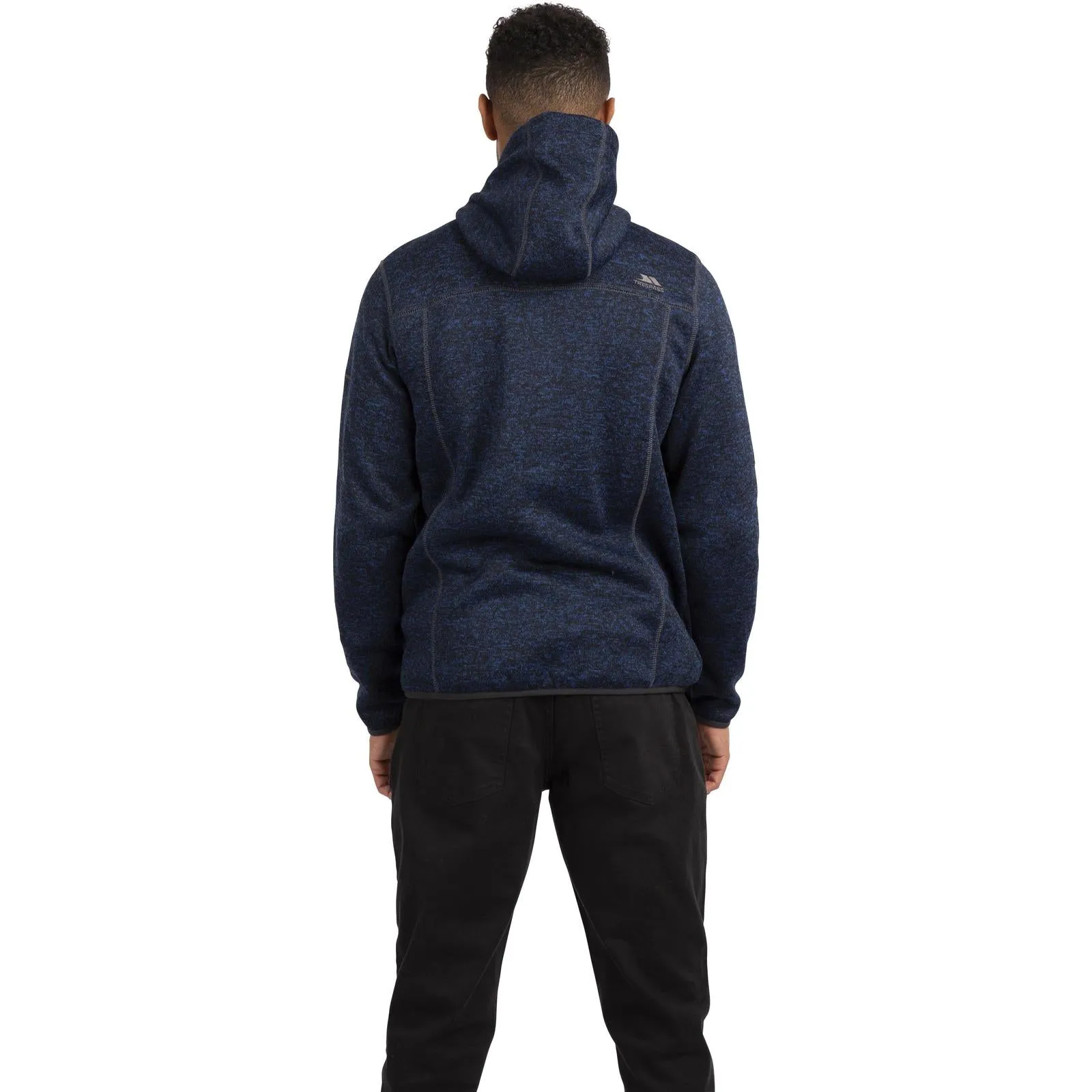 Trespass Mens Odeno Hooded Full Zip Fleece Jacket