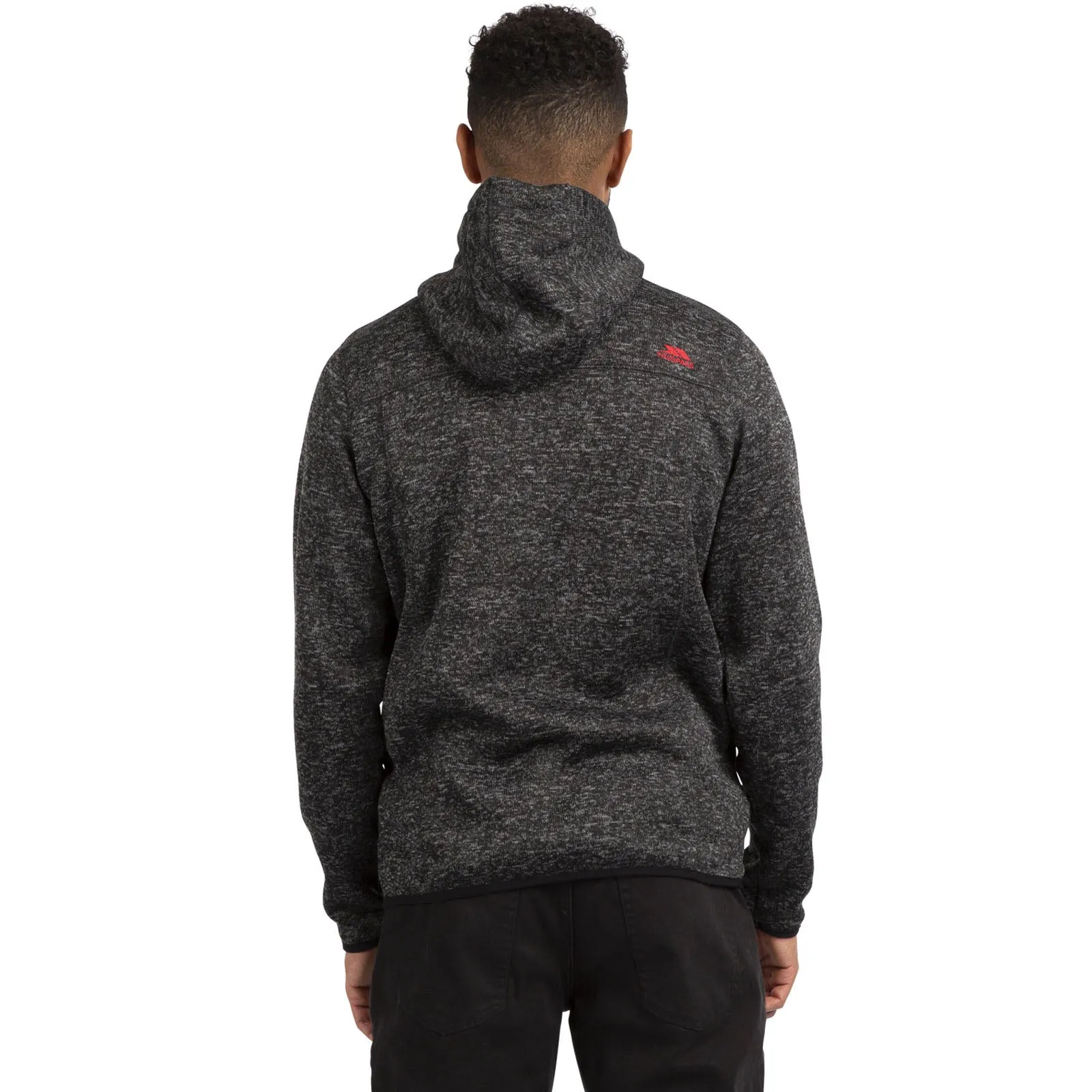 Trespass Mens Odeno Hooded Full Zip Fleece Jacket