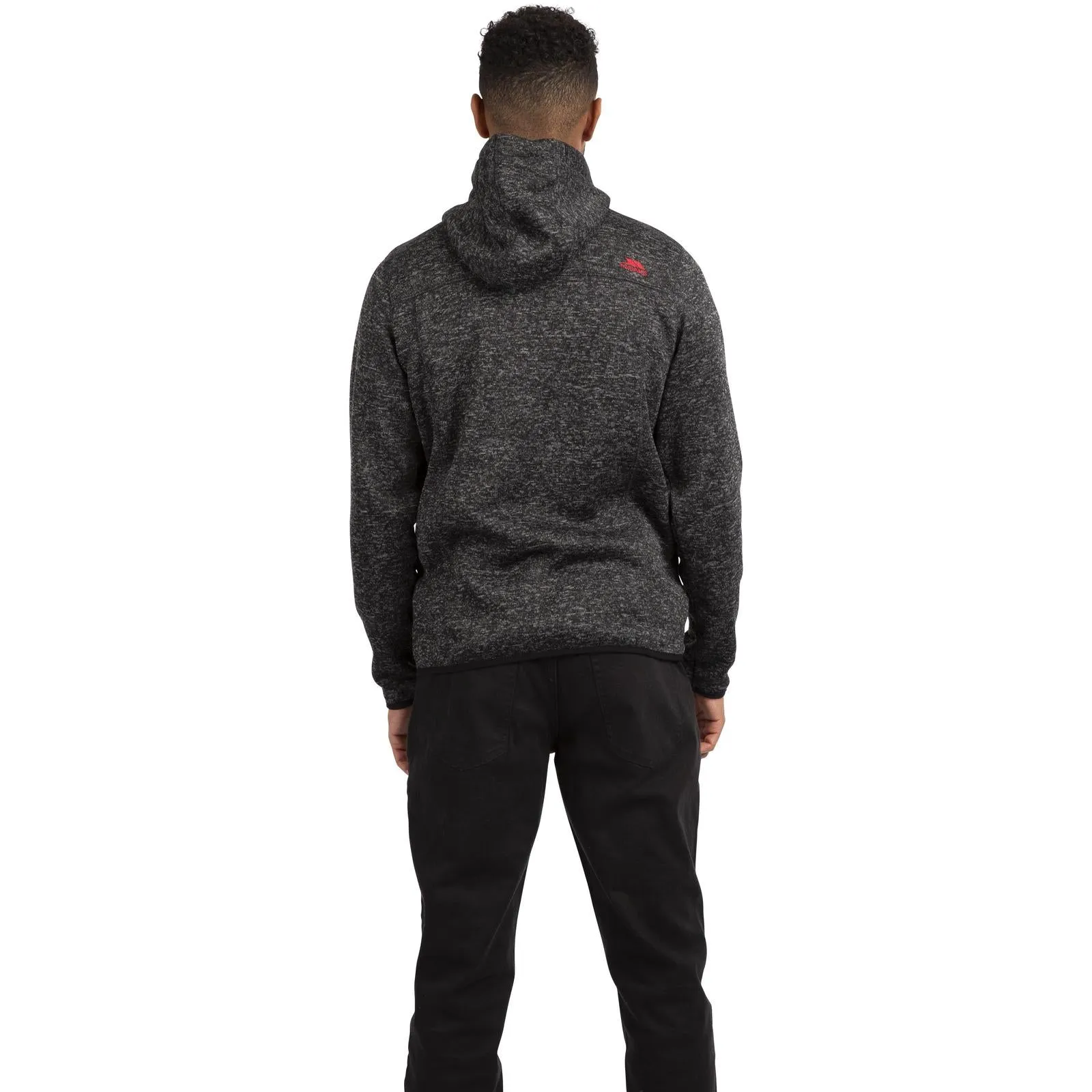 Trespass Mens Odeno Hooded Full Zip Fleece Jacket