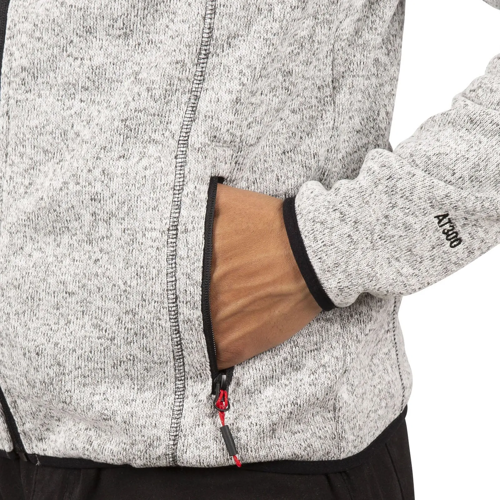 Trespass Mens Odeno Hooded Full Zip Fleece Jacket