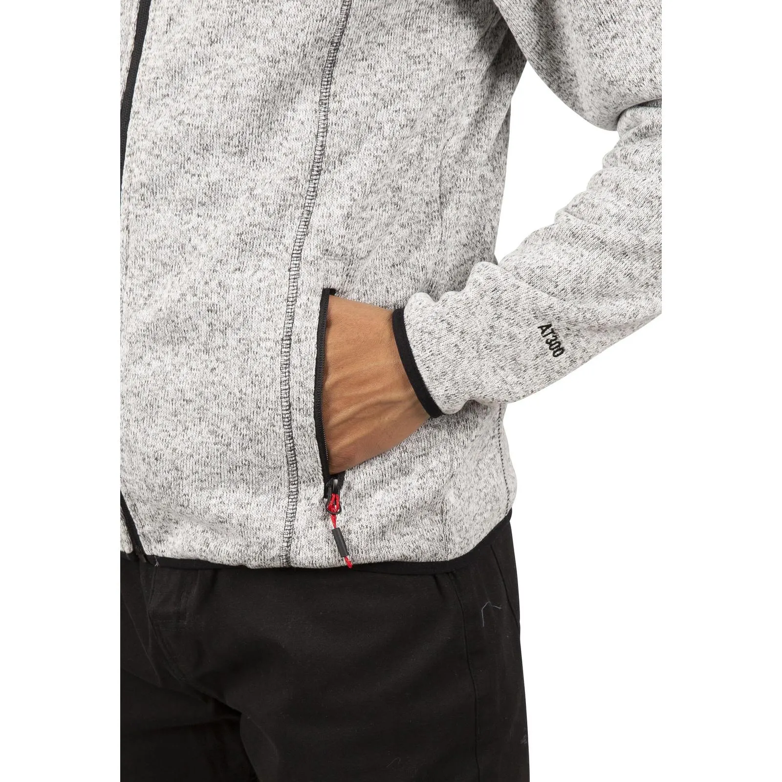 Trespass Mens Odeno Hooded Full Zip Fleece Jacket