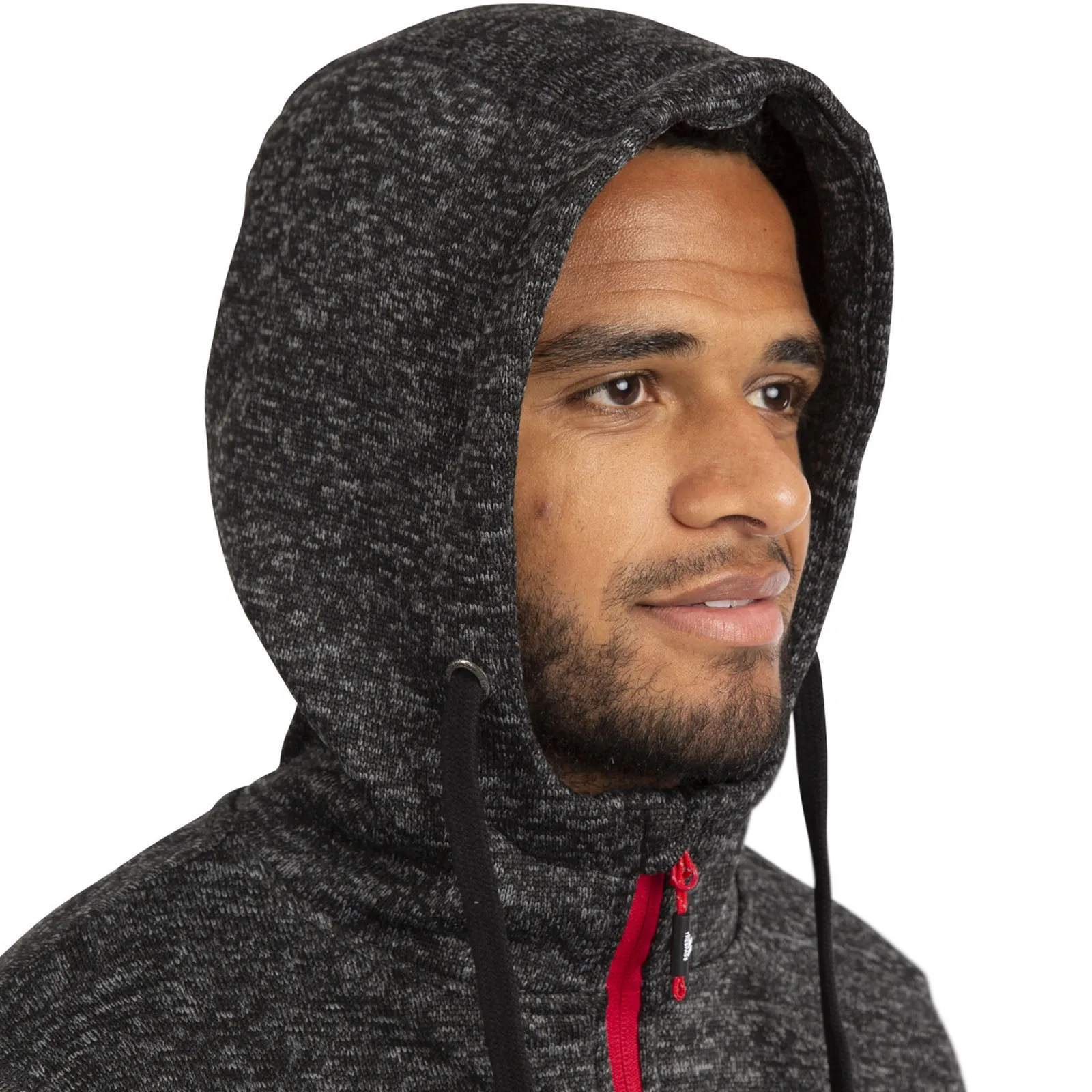 Trespass Mens Odeno Hooded Full Zip Fleece Jacket