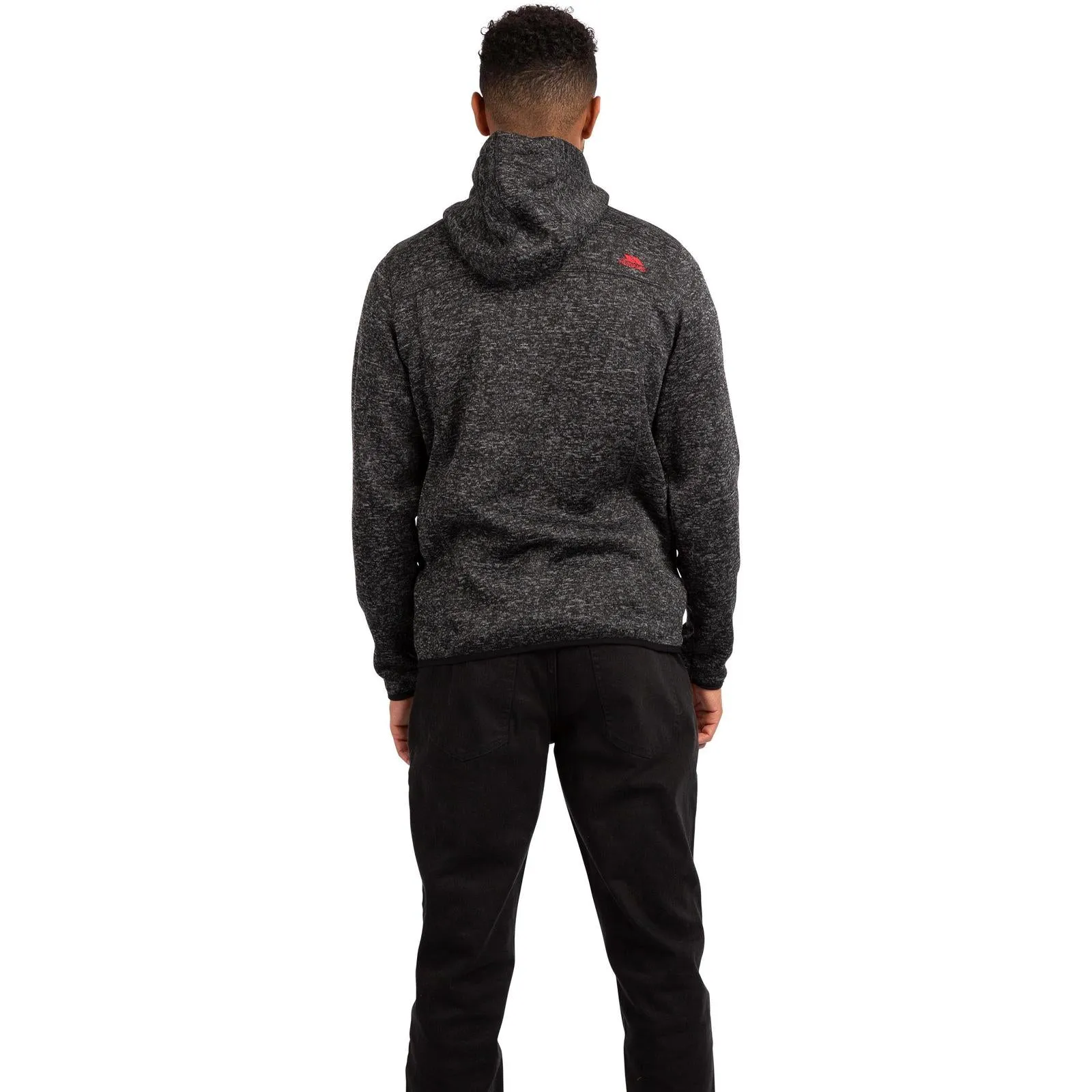 Trespass Mens Odeno Hooded Full Zip Fleece Jacket