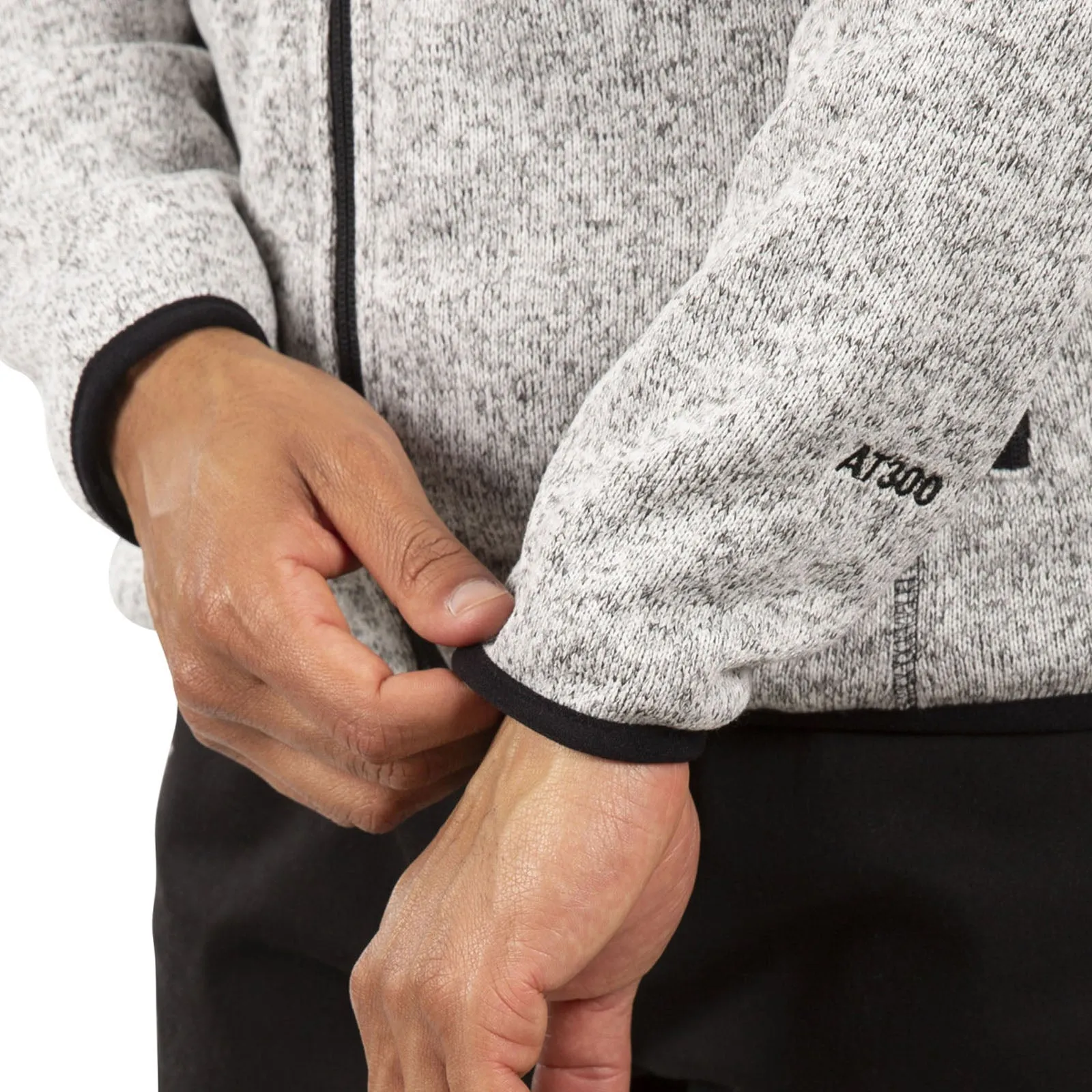 Trespass Mens Odeno Hooded Full Zip Fleece Jacket