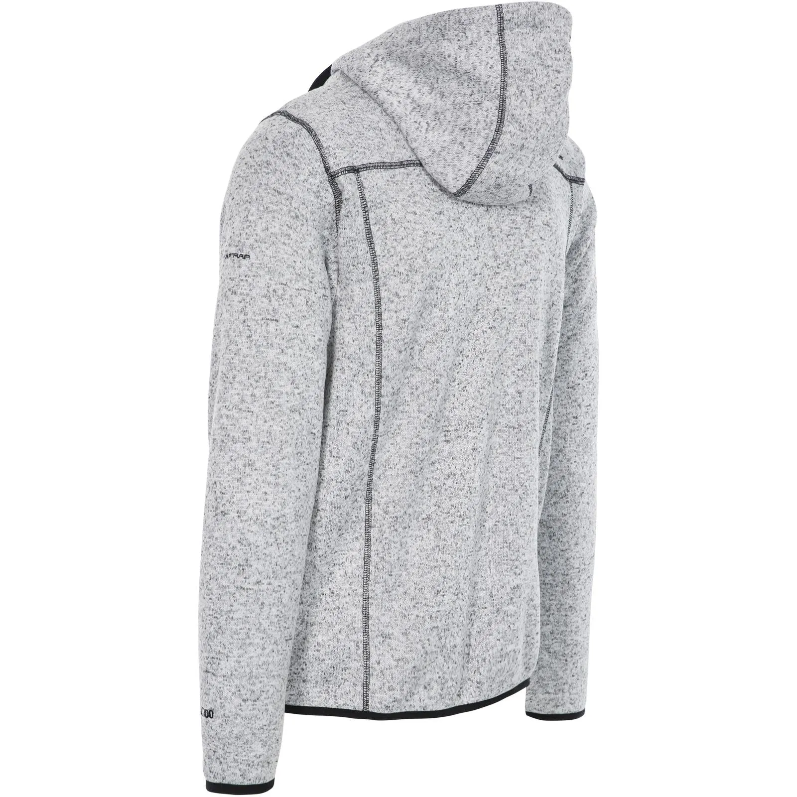 Trespass Mens Odeno Hooded Full Zip Fleece Jacket