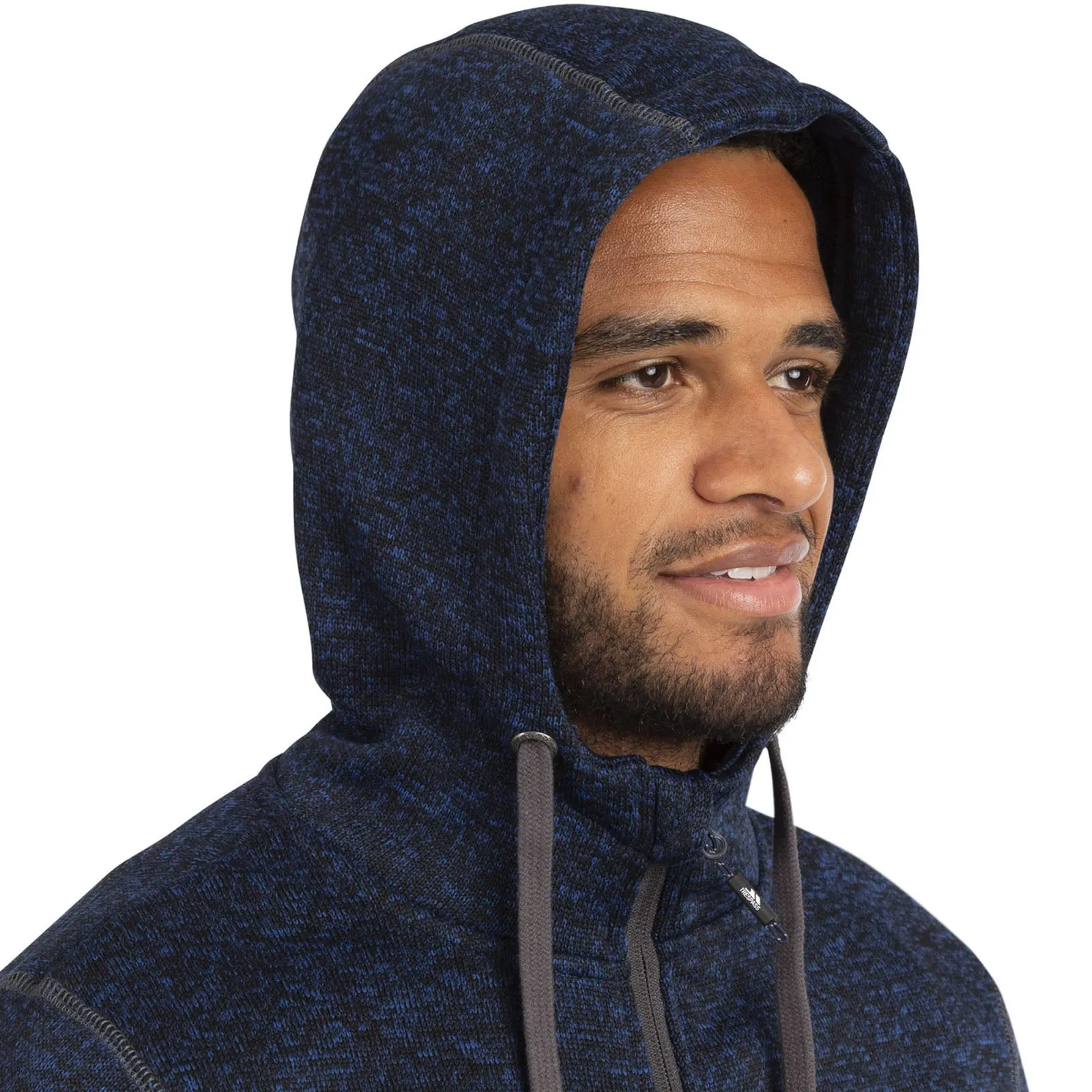 Trespass Mens Odeno Hooded Full Zip Fleece Jacket