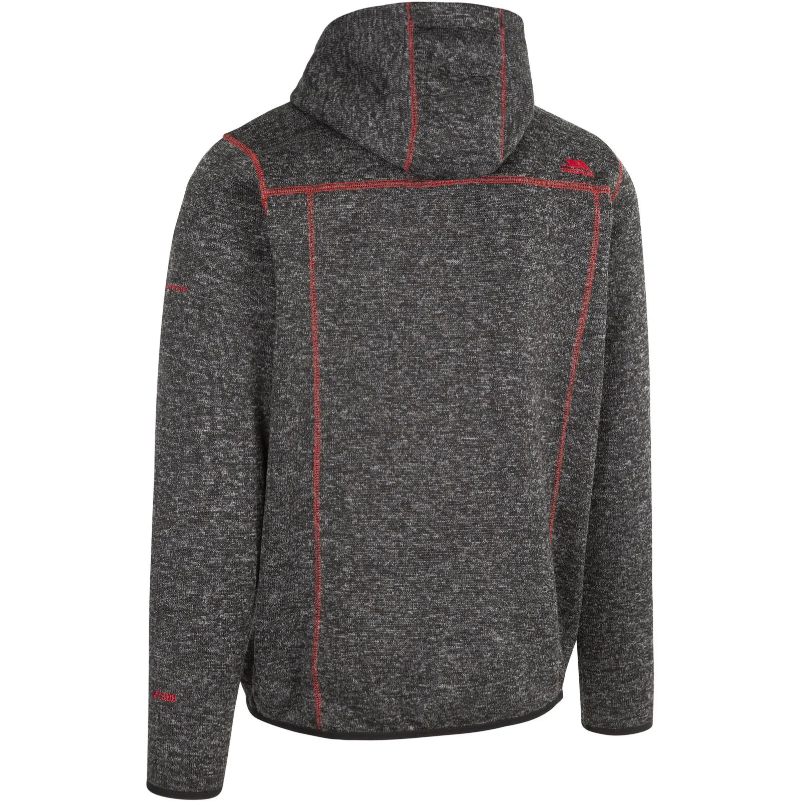 Trespass Mens Odeno Hooded Full Zip Fleece Jacket