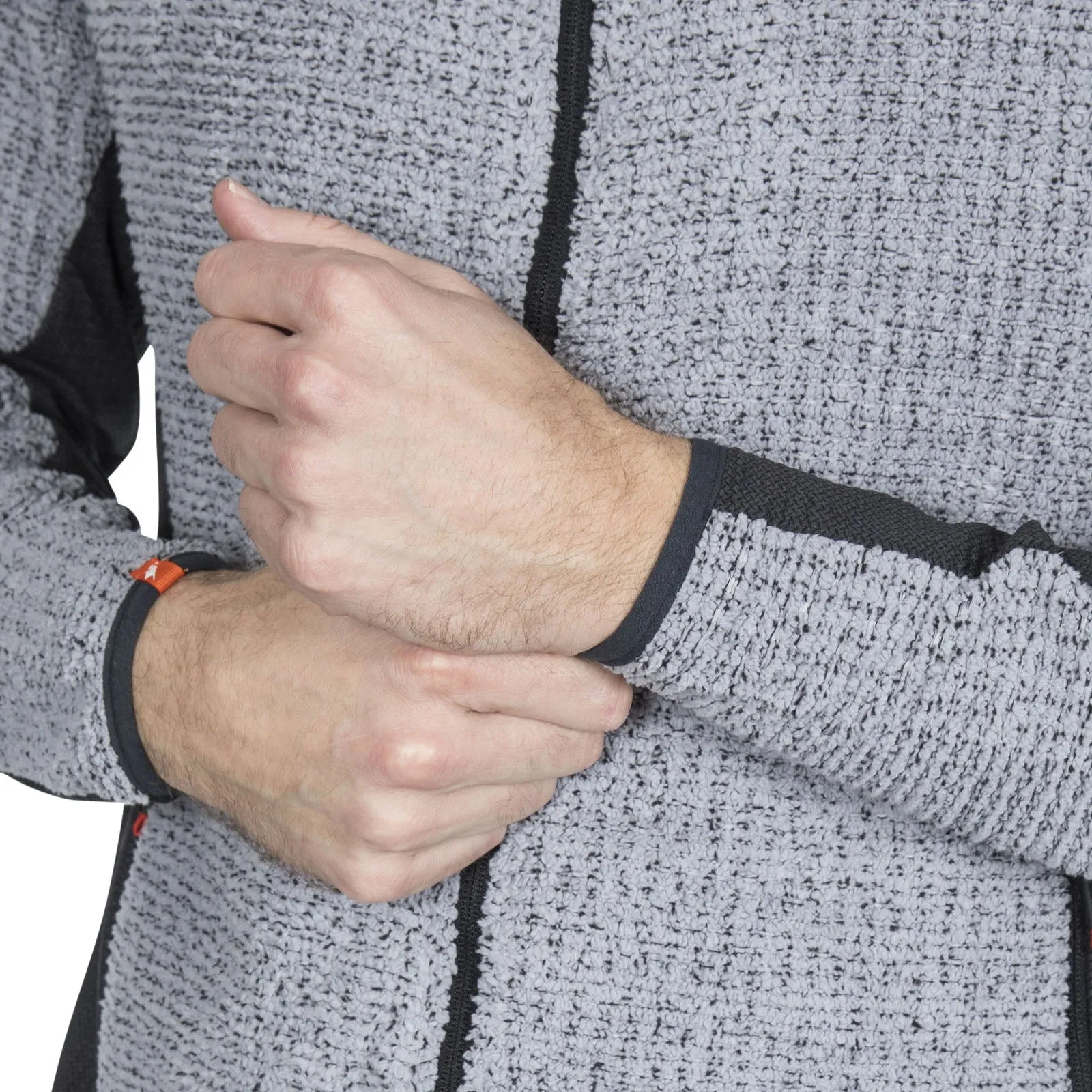 Trespass Mens Templetonpeck Full Zip Fleece Jacket - Grey