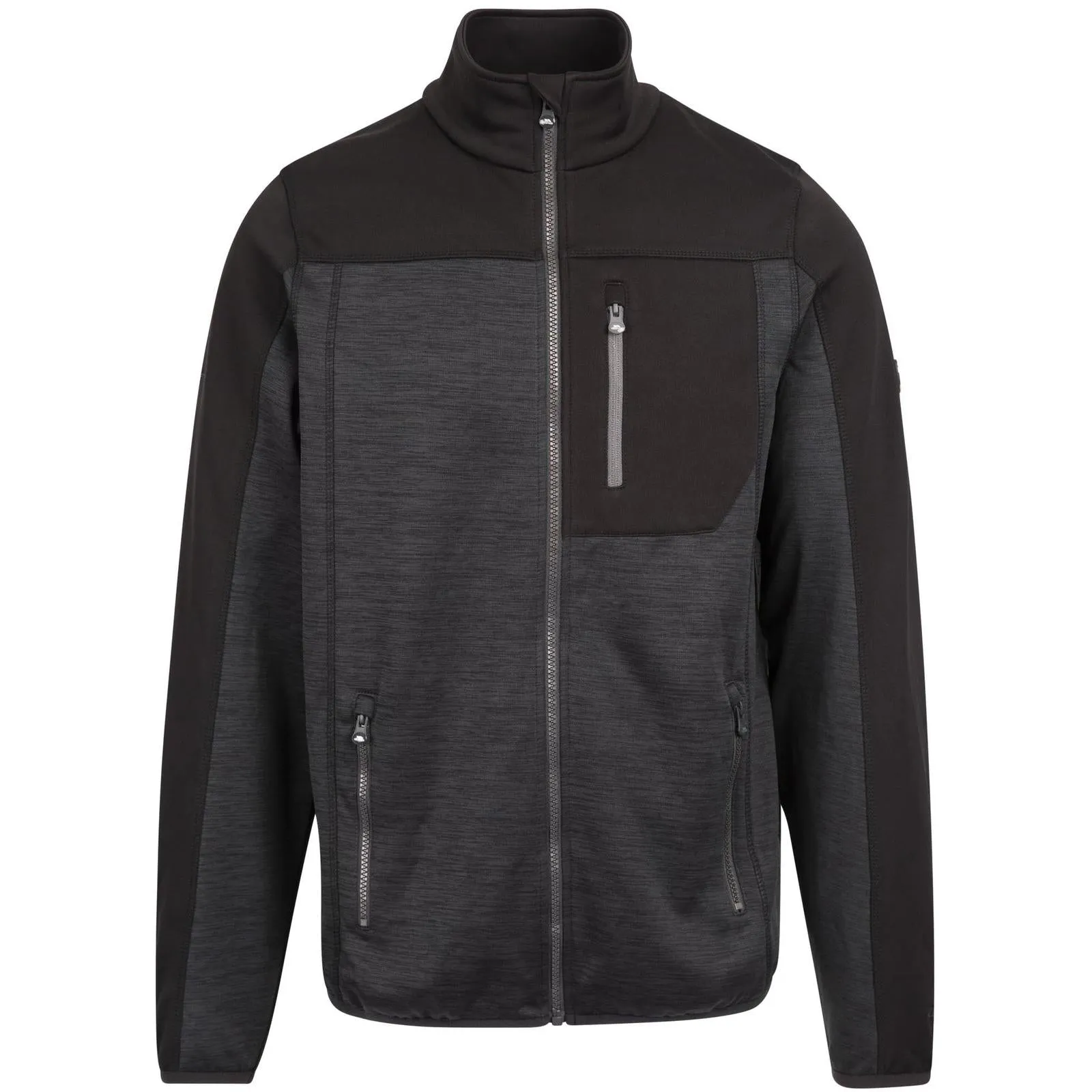 Trespass Mens Thornage AT200 Full Zip Fleece Jacket - Navy Marl