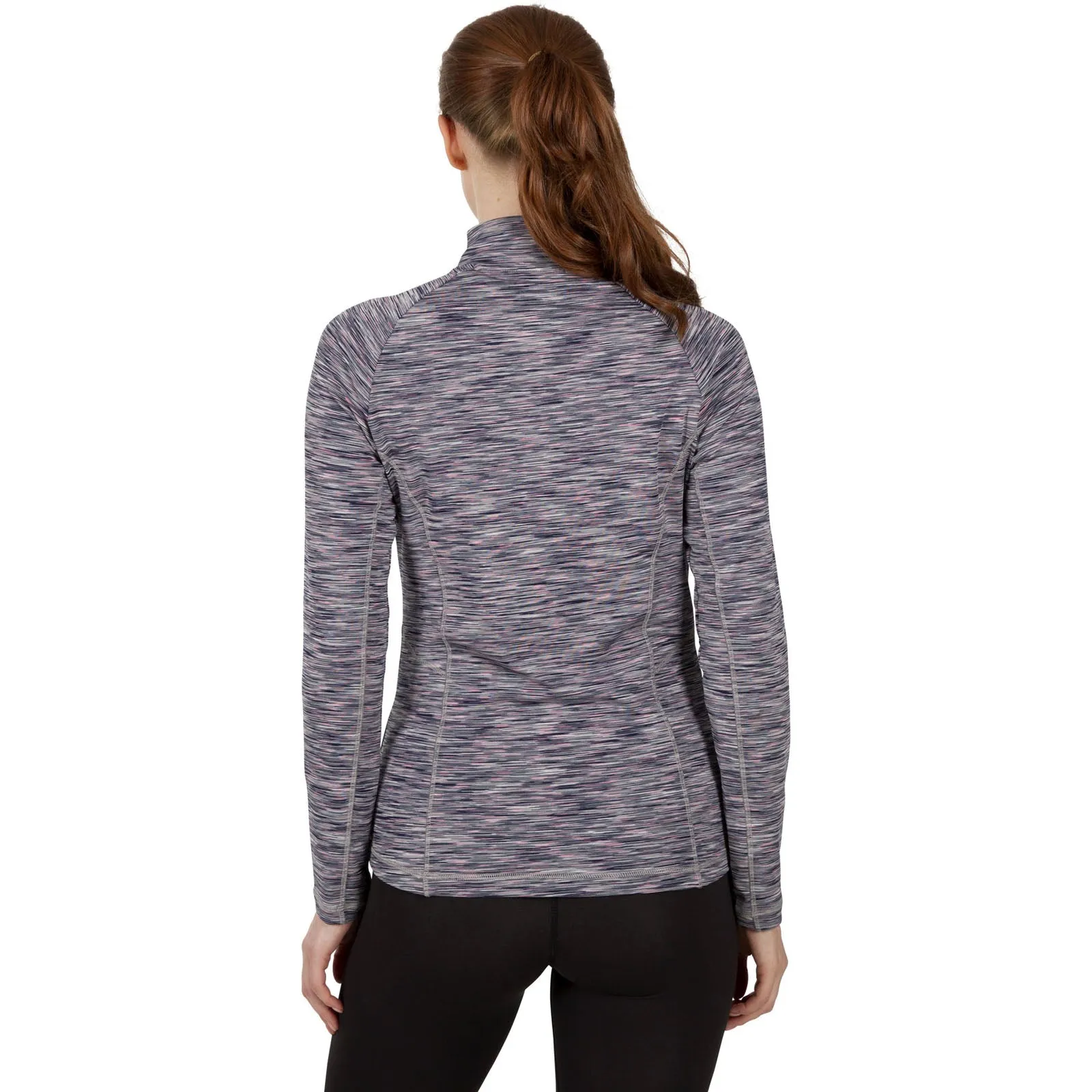 Trespass Womens Edith Half Zip Pullover Fleece - Platinum Marl