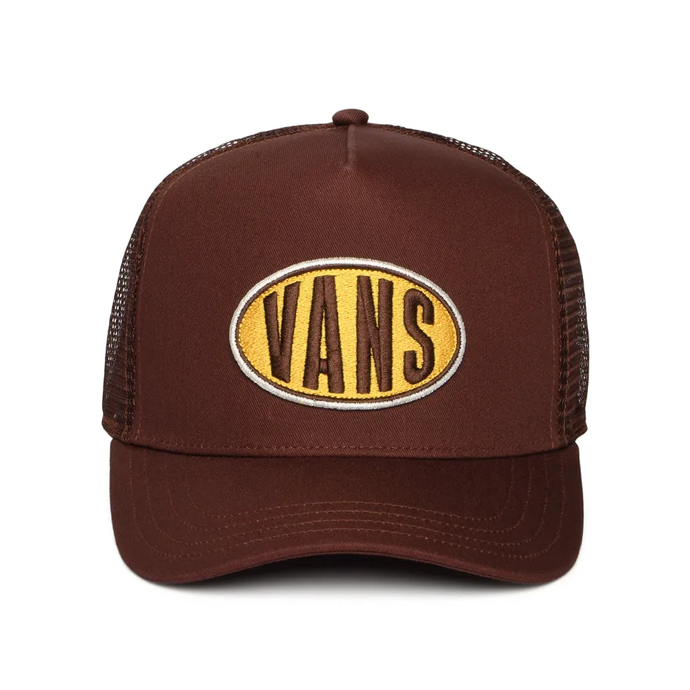 Vans Hats Spray On Trucker Cap - Chocolate