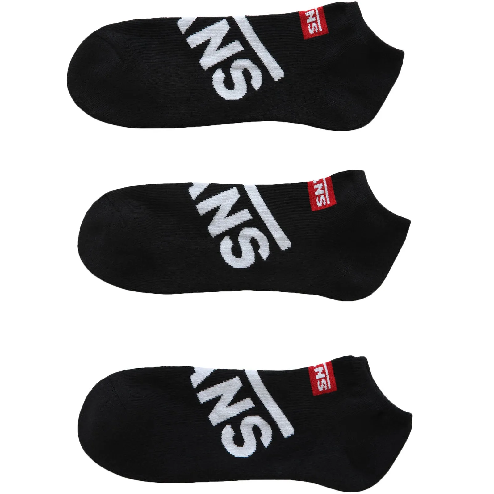 Vans Mens 3 Pack No Show Socks