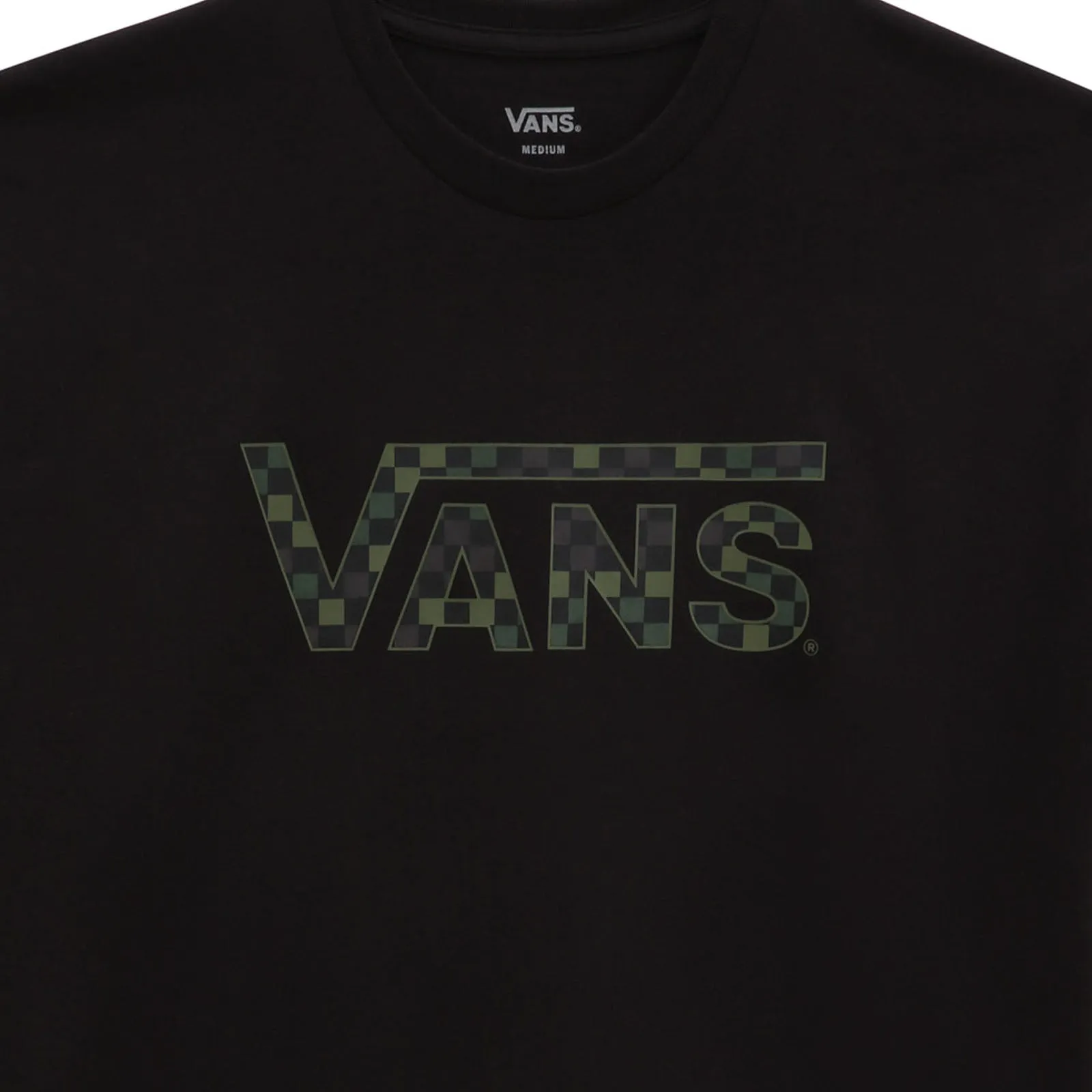 Vans Mens Checkered Short Sleeve Cotton T-Shirt