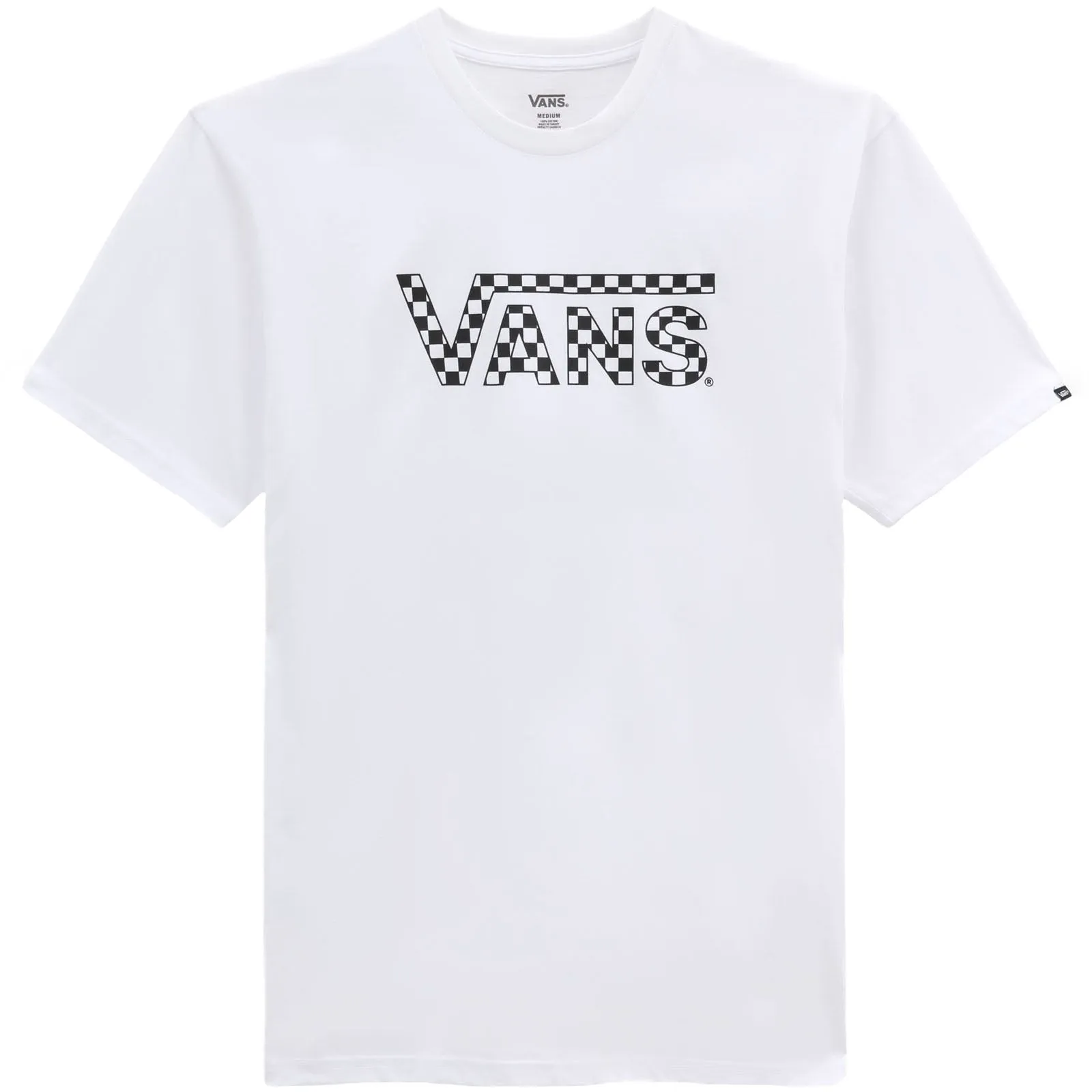 Vans Mens Checkered Short Sleeve Cotton T-Shirt