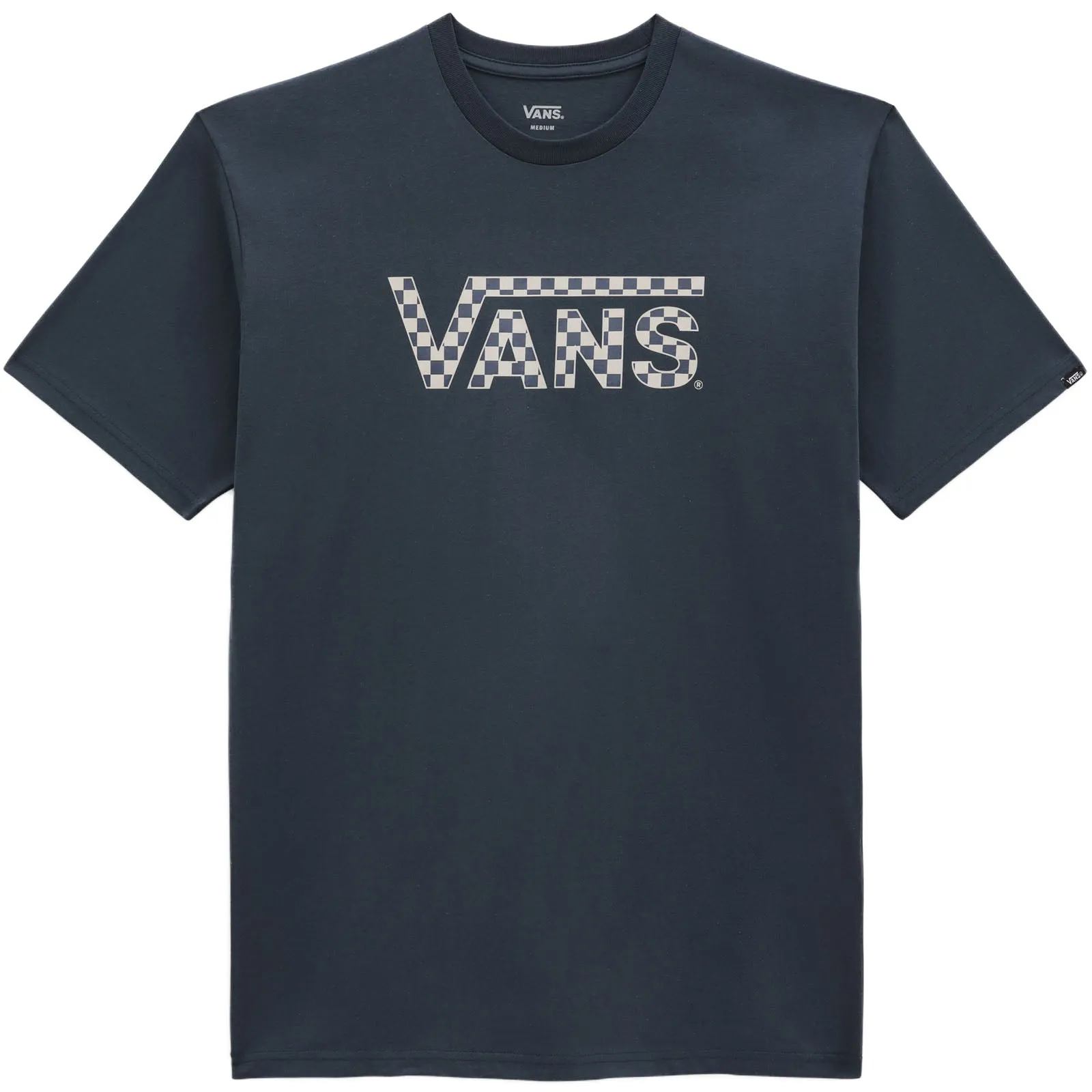 Vans Mens Checkered Short Sleeve Cotton T-Shirt