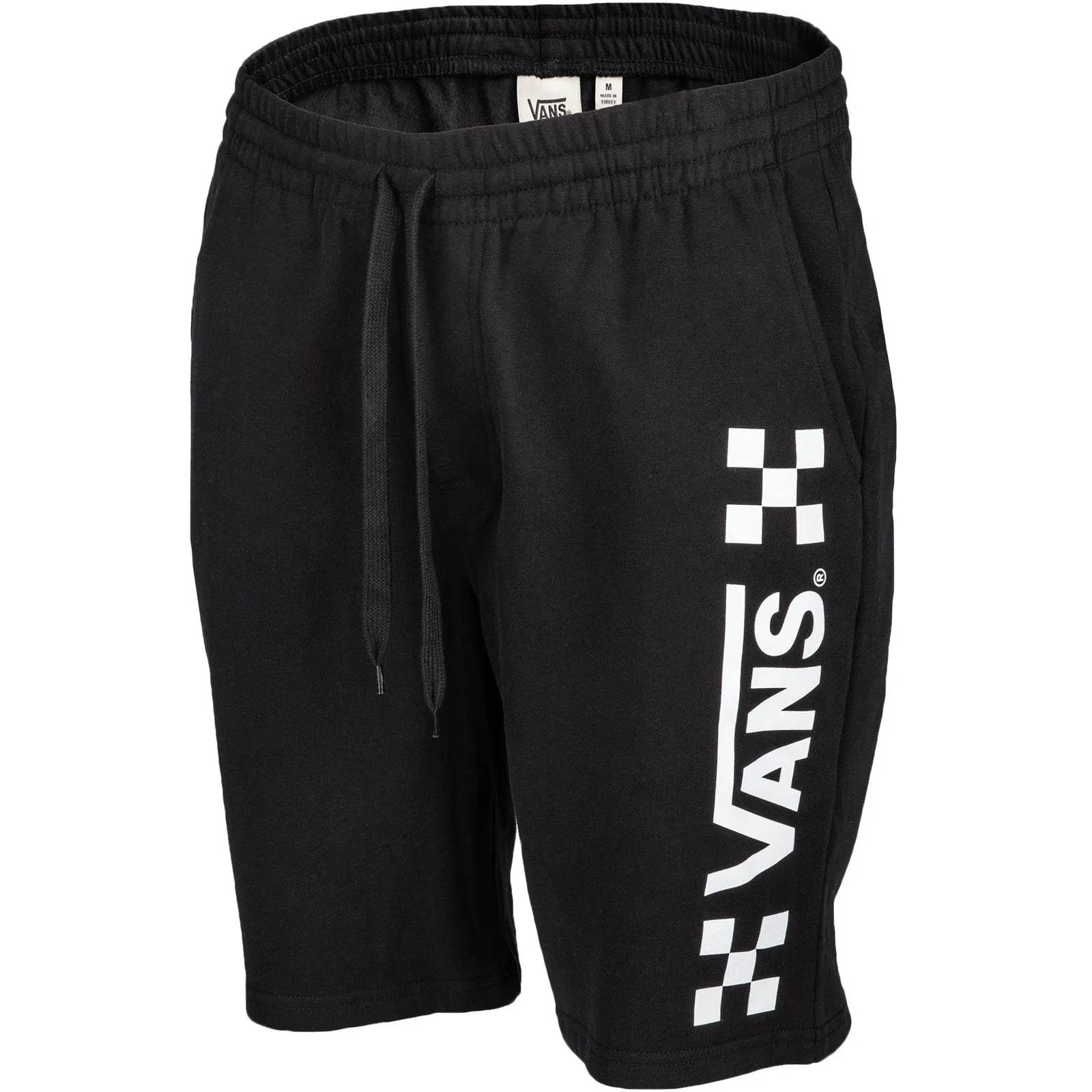 Vans Mens Drop V Checked Sweat Shorts - Black