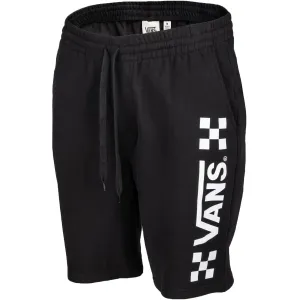 Vans Mens Drop V Checked Sweat Shorts - Black