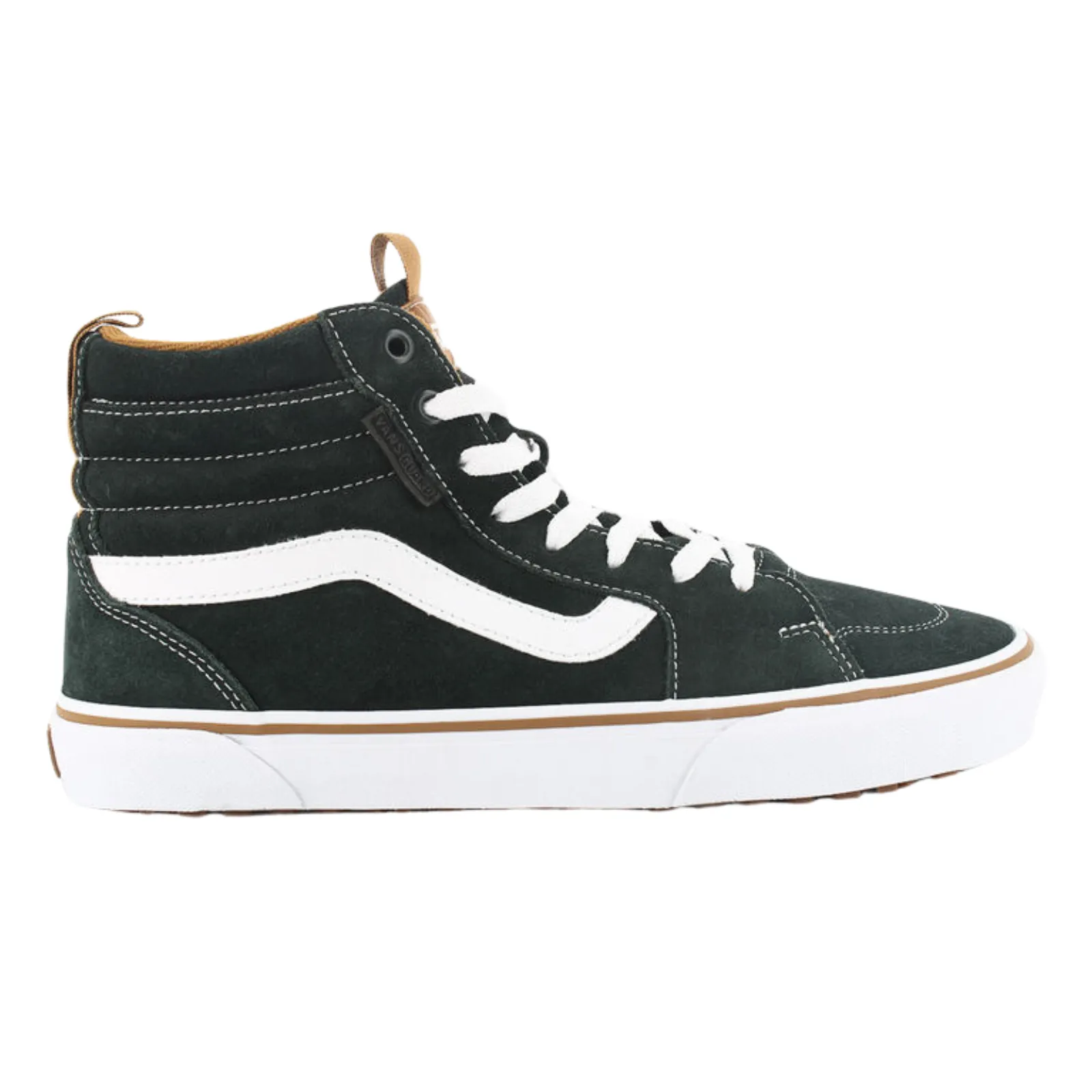Vans Mens Filmore Hi Vansguard Suede High Top Trainers - Black/Red