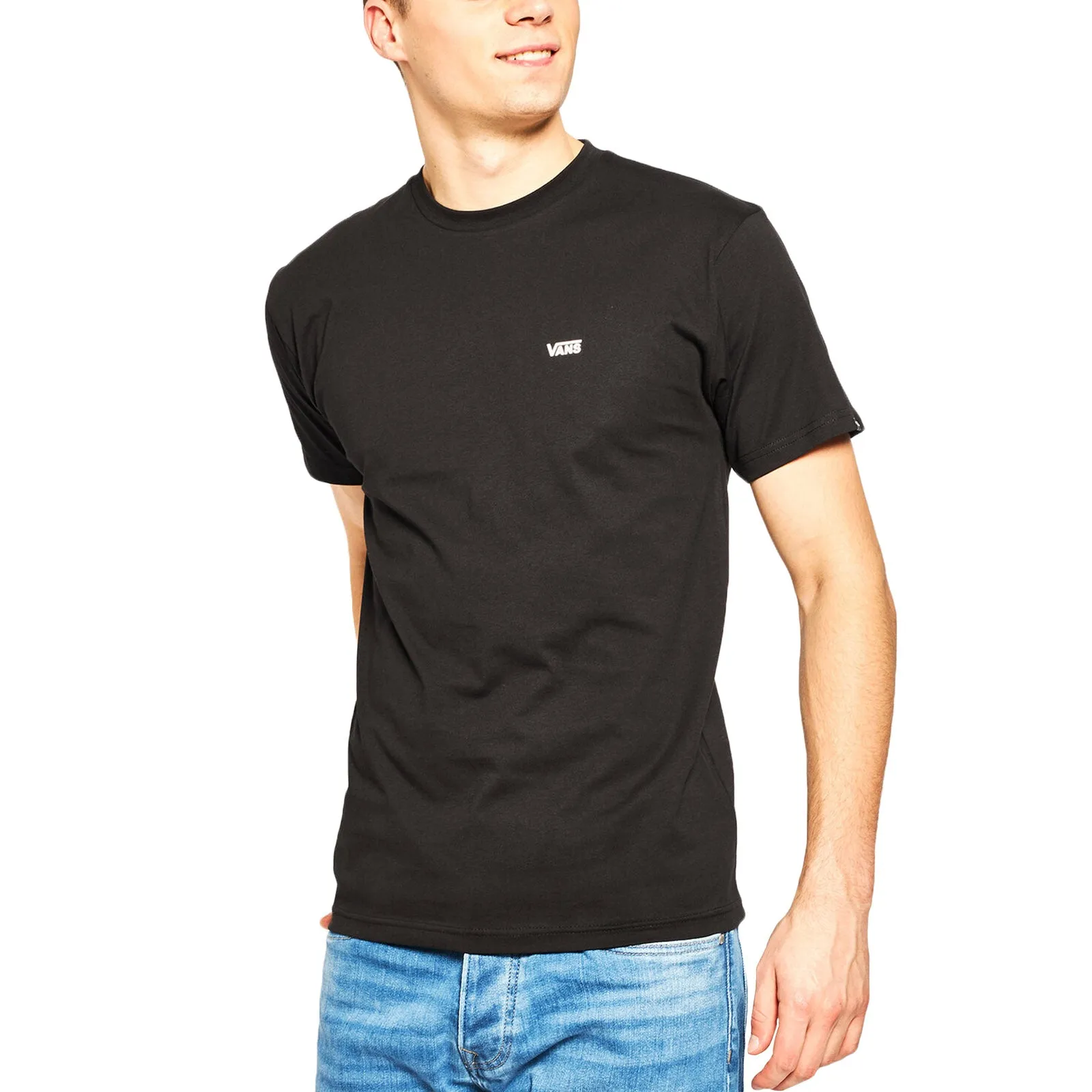 Vans Mens Left Chest Logo Cotton T-Shirt