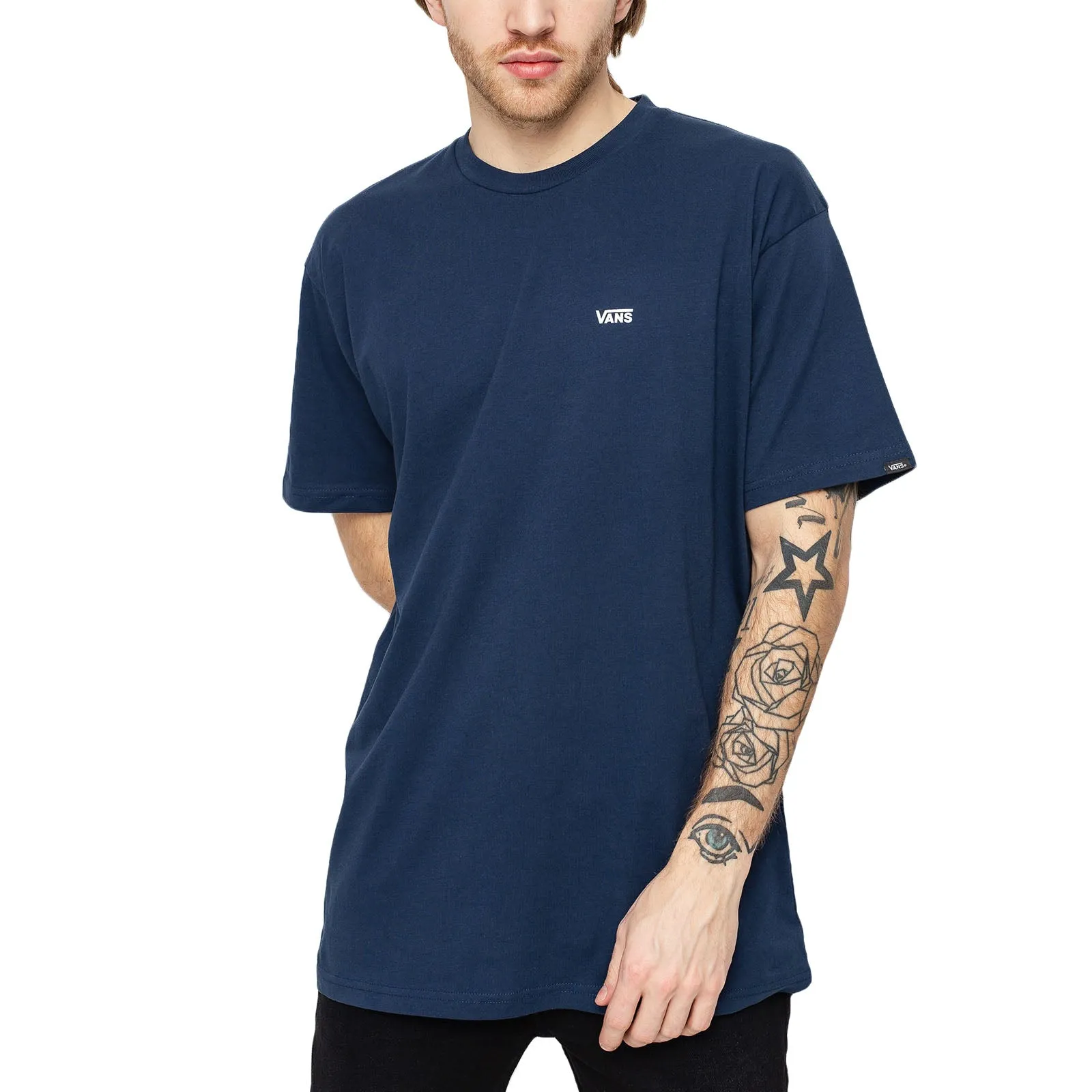 Vans Mens Left Chest Logo Cotton T-Shirt
