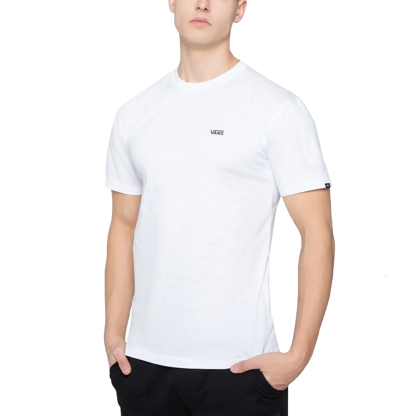 Vans Mens Left Chest Logo Cotton T-Shirt