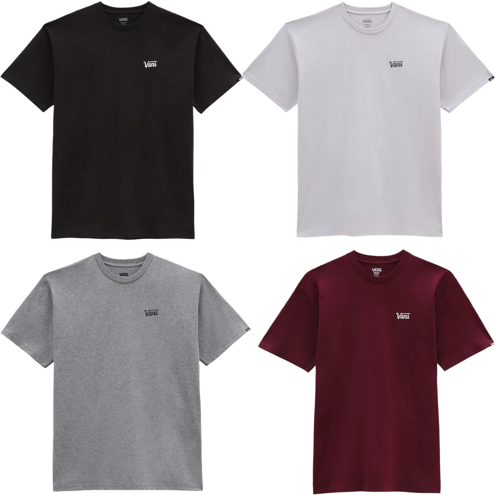 Vans Mens Mini Script Short Sleeve Cotton T-Shirt