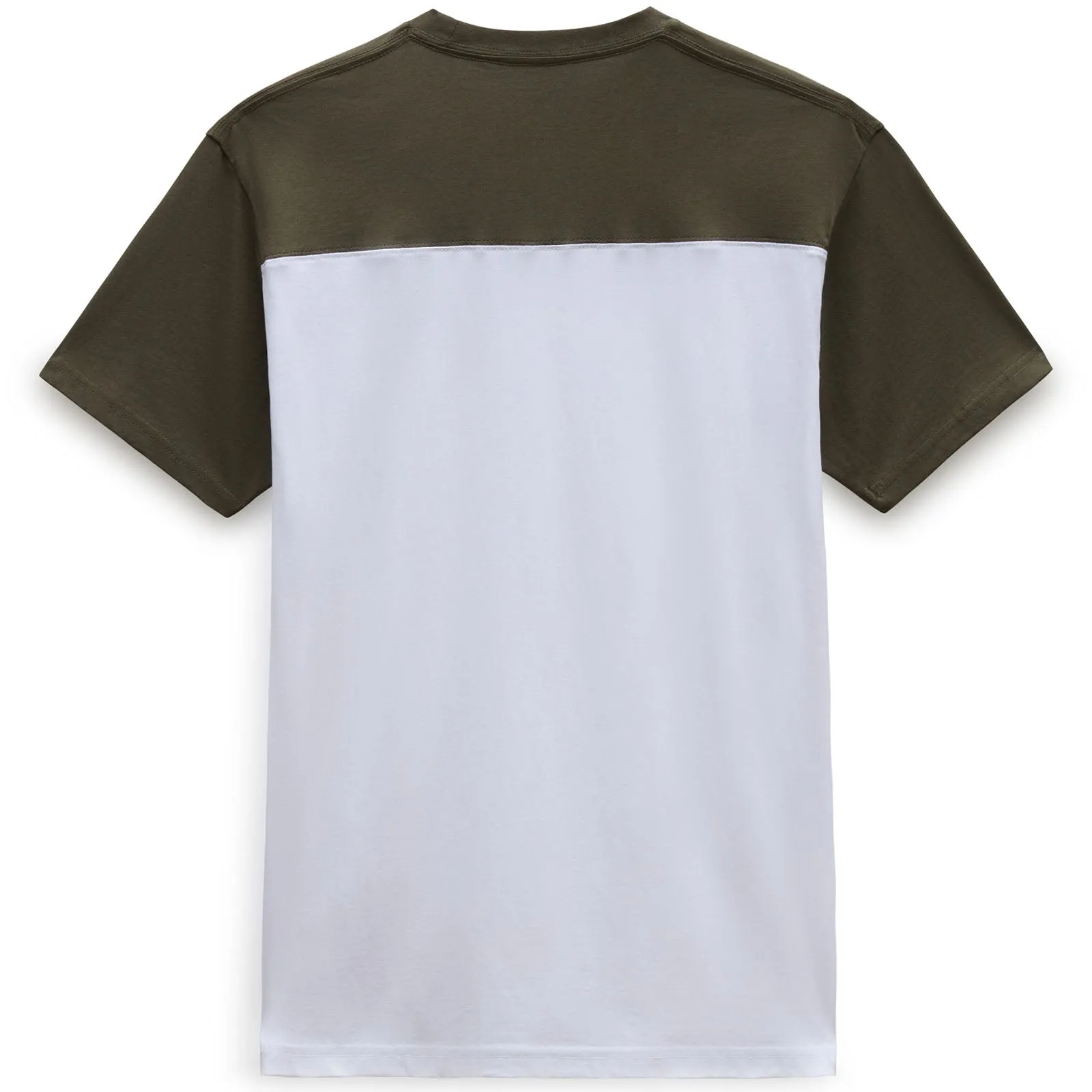 Vans Mens Script Crew Colourblock T-Shirt