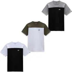 Vans Mens Script Crew Colourblock T-Shirt