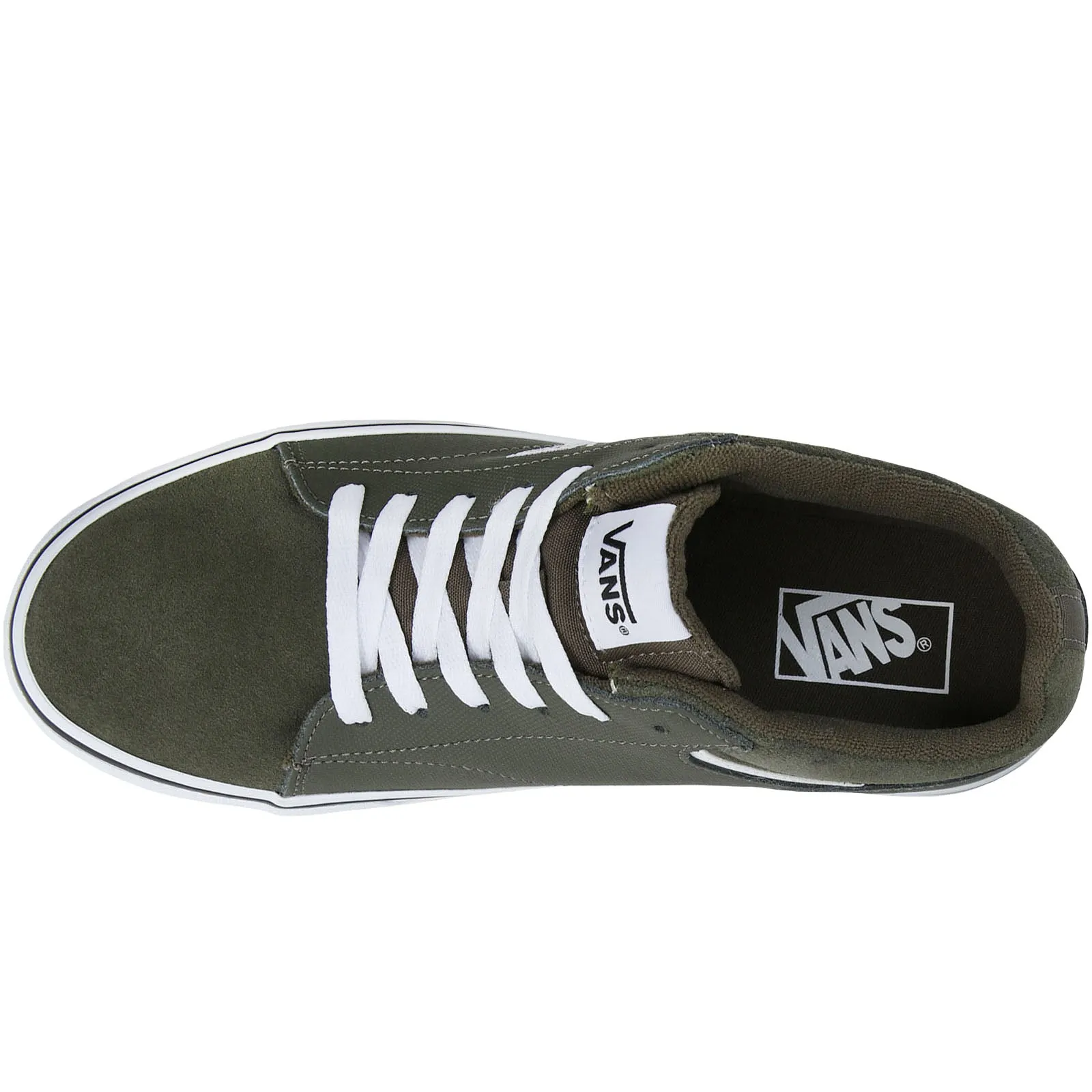 Vans Mens Seldan Suede Low Rise Trainers - Grape Leaf