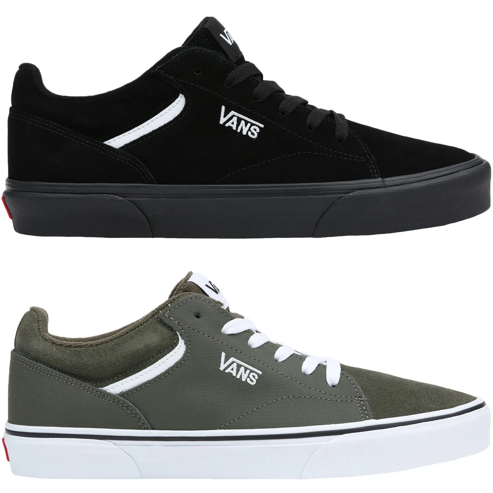 Vans Mens Seldan Suede Low Rise Trainers - Grape Leaf