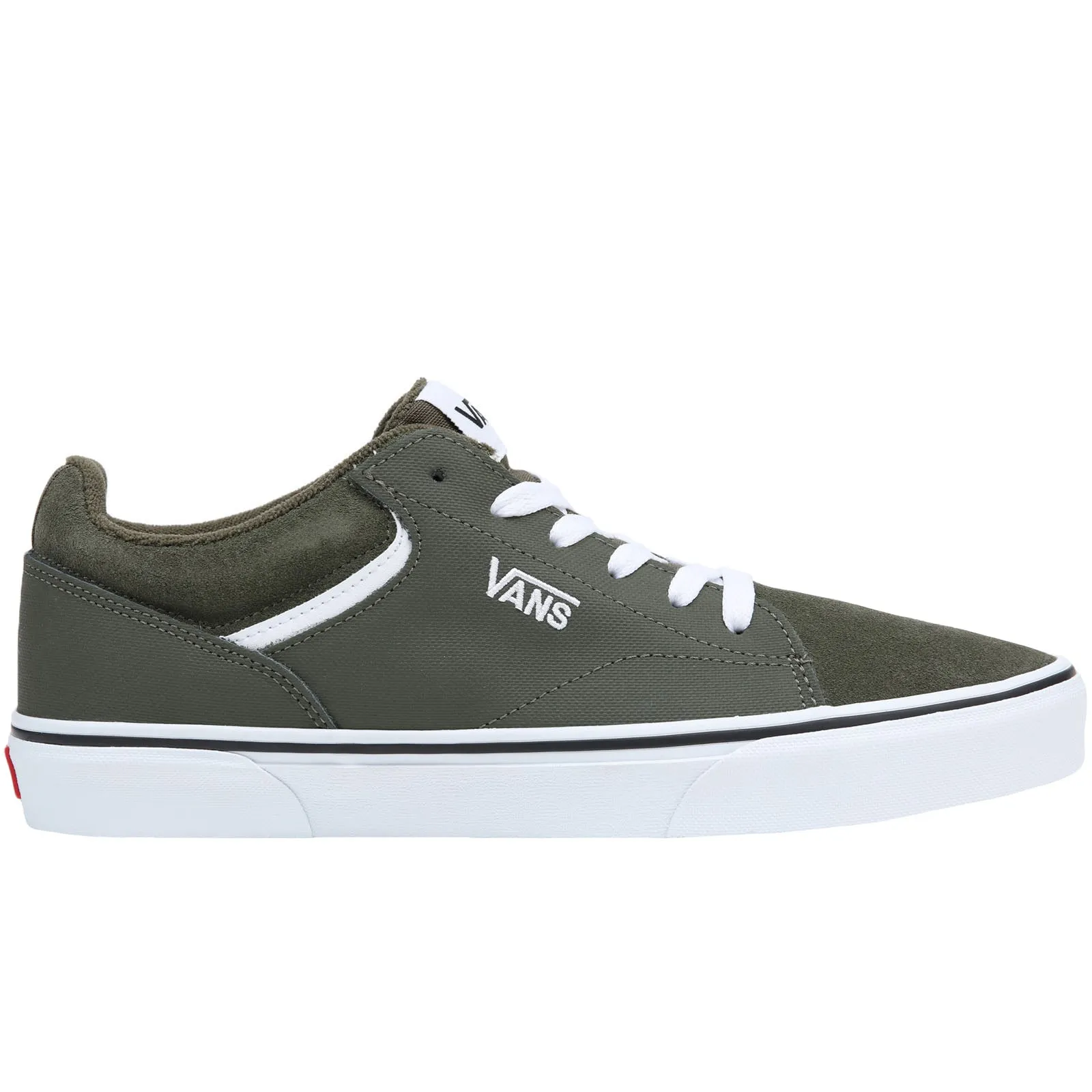 Vans Mens Seldan Suede Low Rise Trainers - Grape Leaf