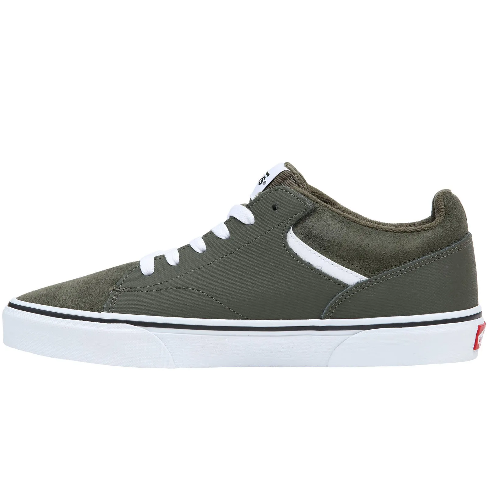 Vans Mens Seldan Suede Low Rise Trainers - Grape Leaf