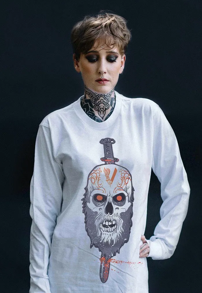 Vikings - Berserker White - Longsleeve