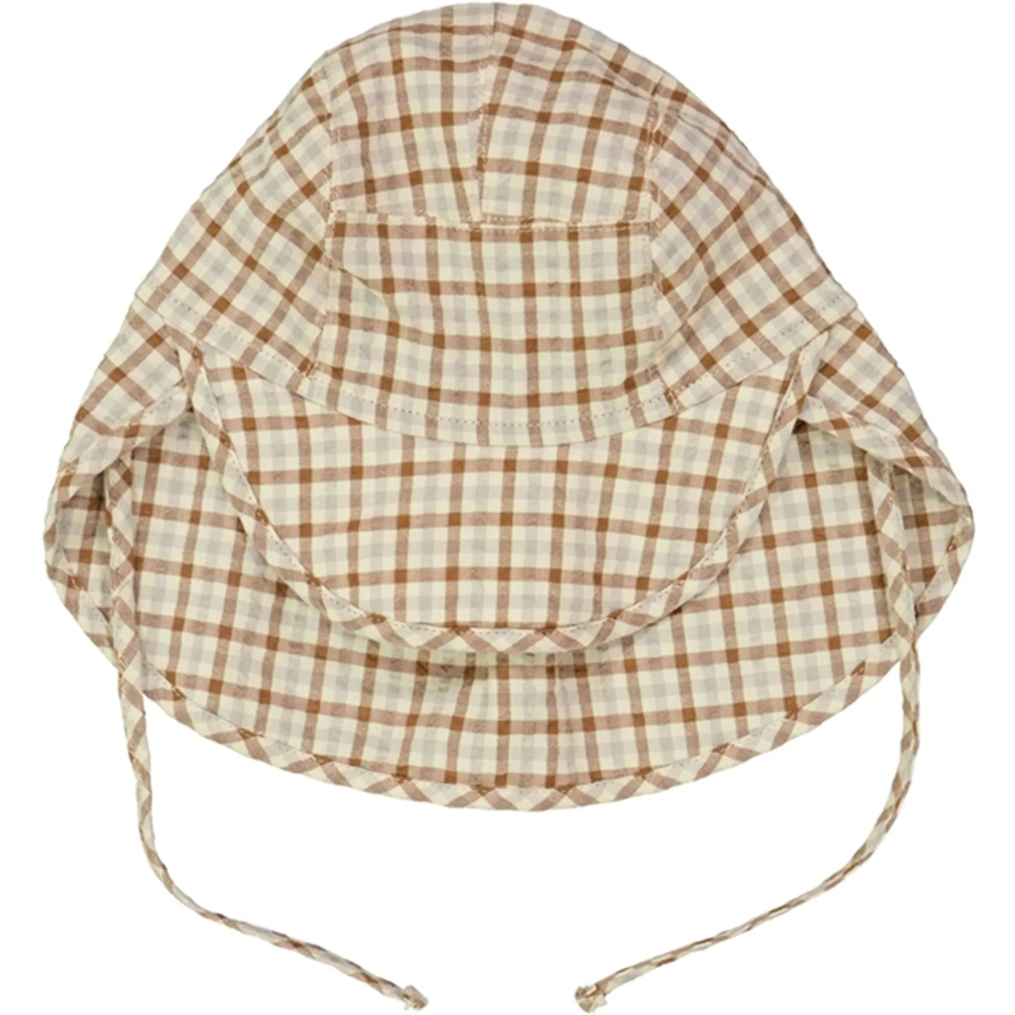 Wheat Golden Dove Check Albert Sun Hat
