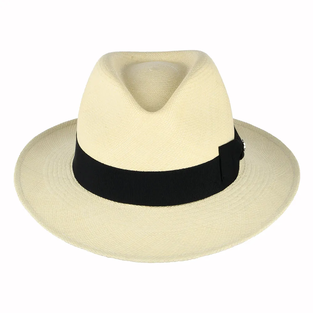 Whiteley Hats Fino Panama Fedora Hat - Natural