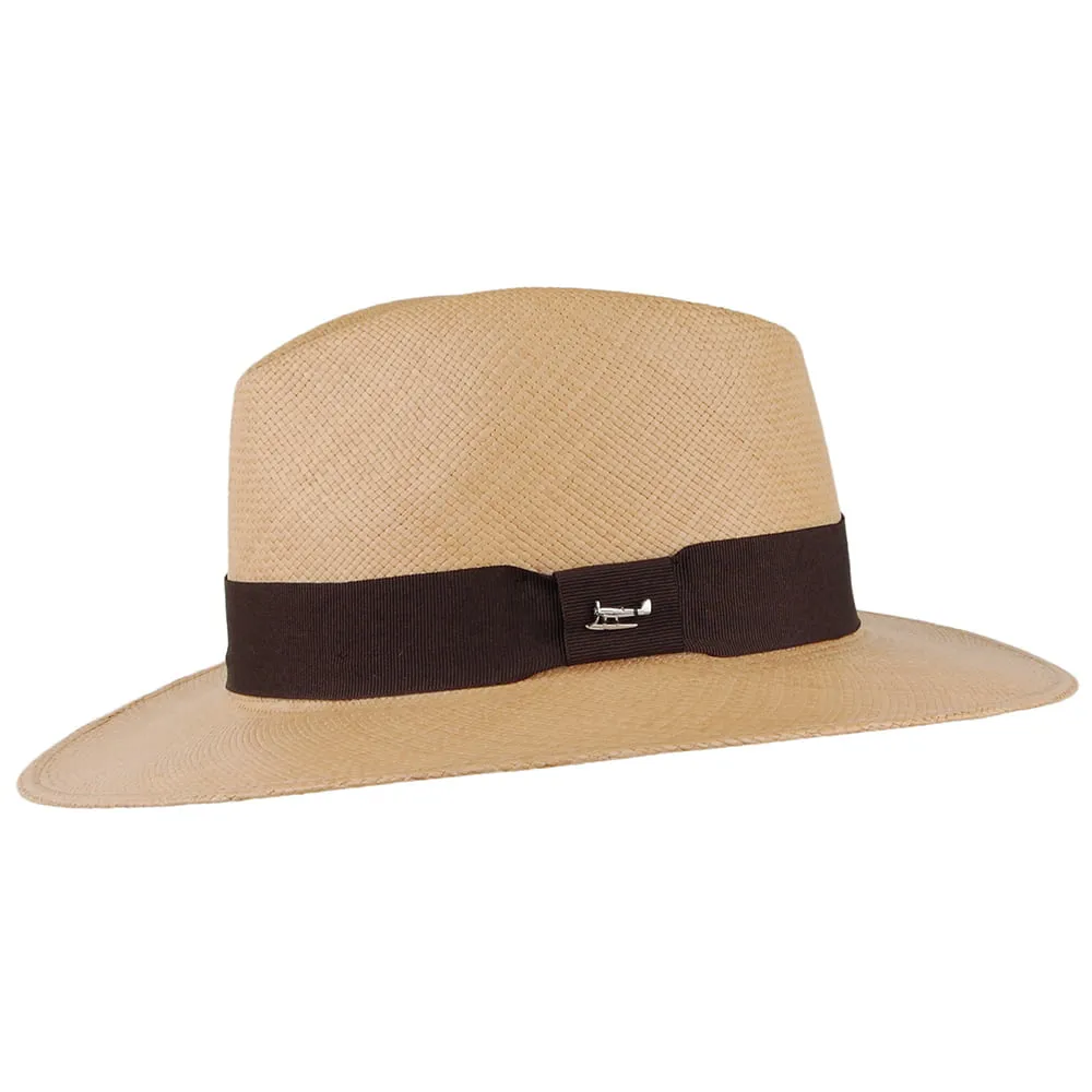 Whiteley Hats Hamilton Panama Fedora Hat - Caramel