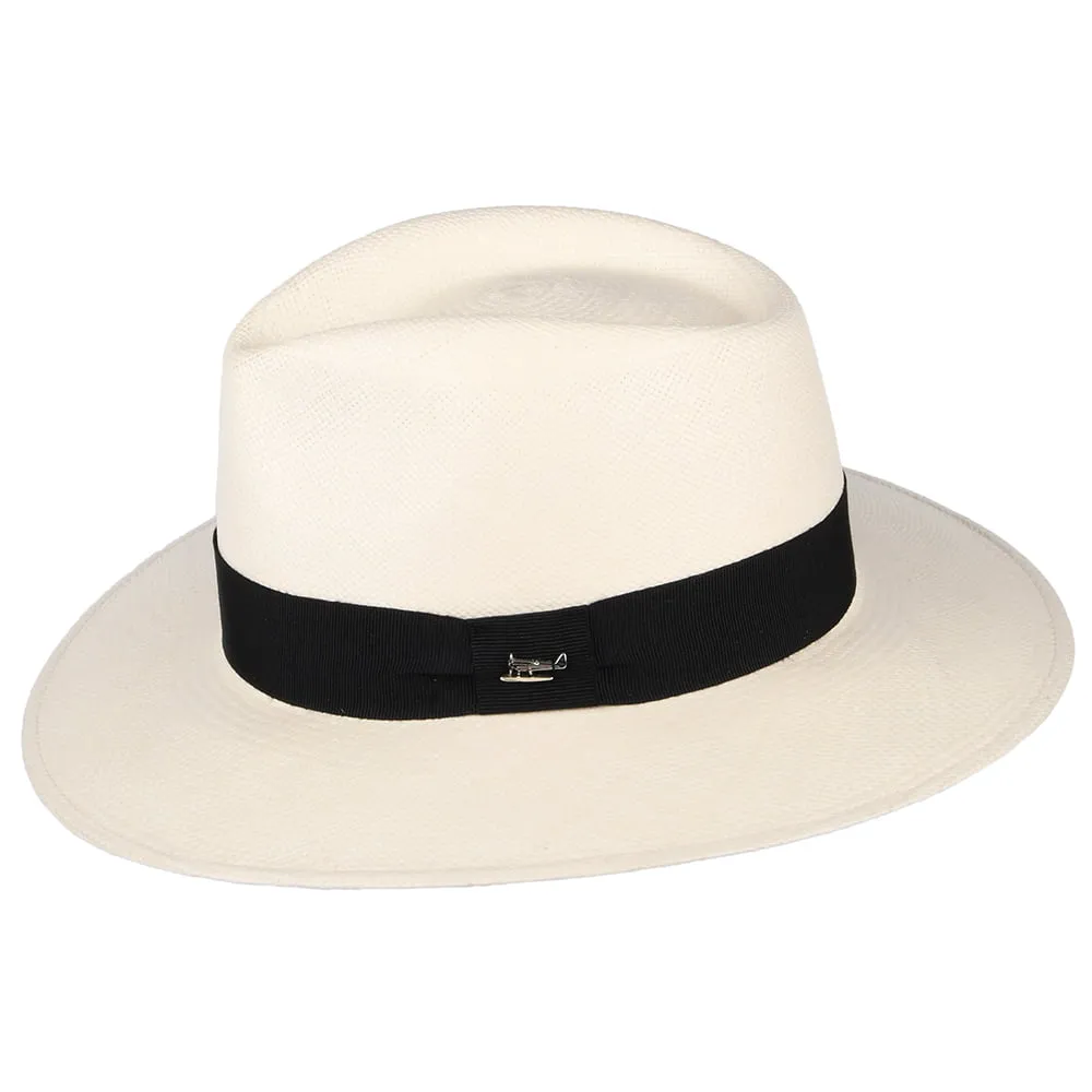 Whiteley Hats Hamilton Panama Fedora Hat - Natural