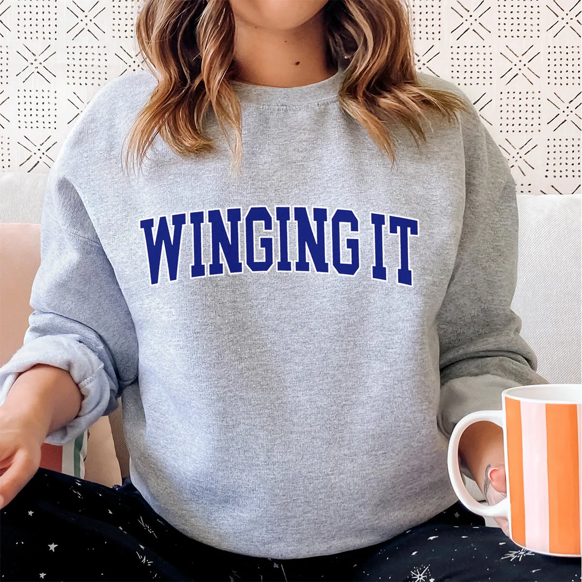 Winging It Varsity Sweatshirt