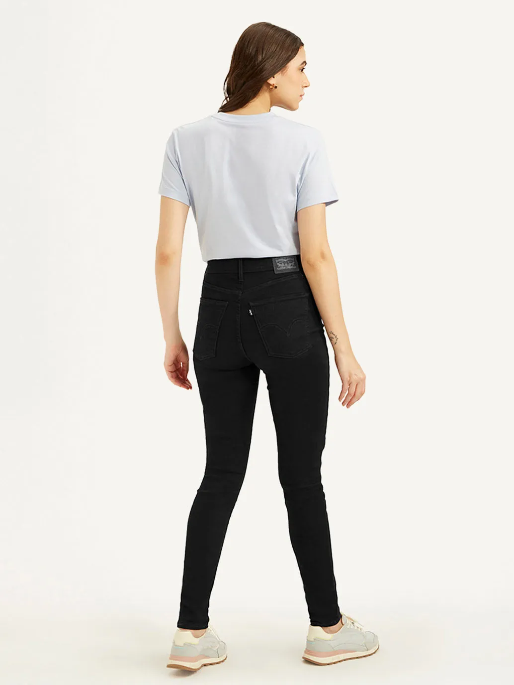 Women's High Rise Skinny Black Jeans LEVI'S