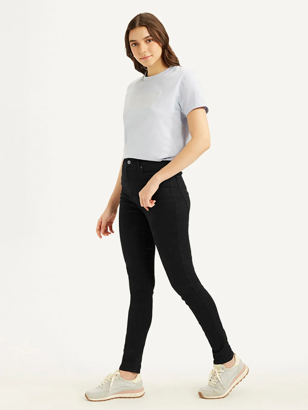 Women's High Rise Skinny Black Jeans LEVI'S
